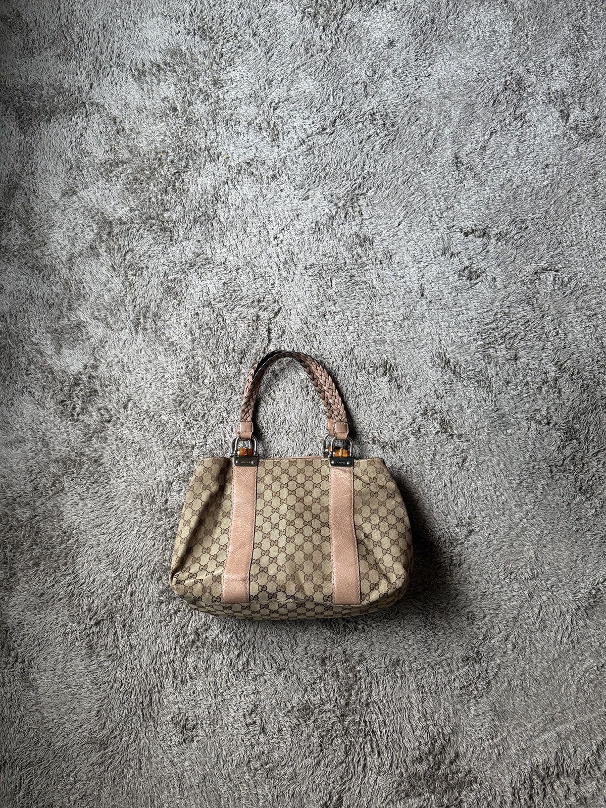 Gucci Gucci GG canvas bamboo bag Size ONE SIZE - 1 Thumbnail