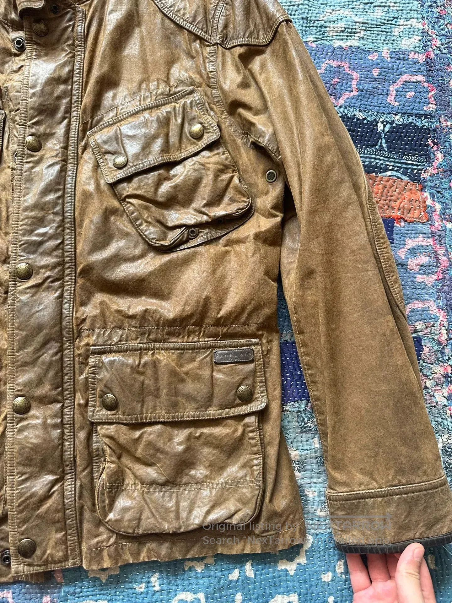 Polo Ralph Lauren RRL Leather Motorcycle Jacket.