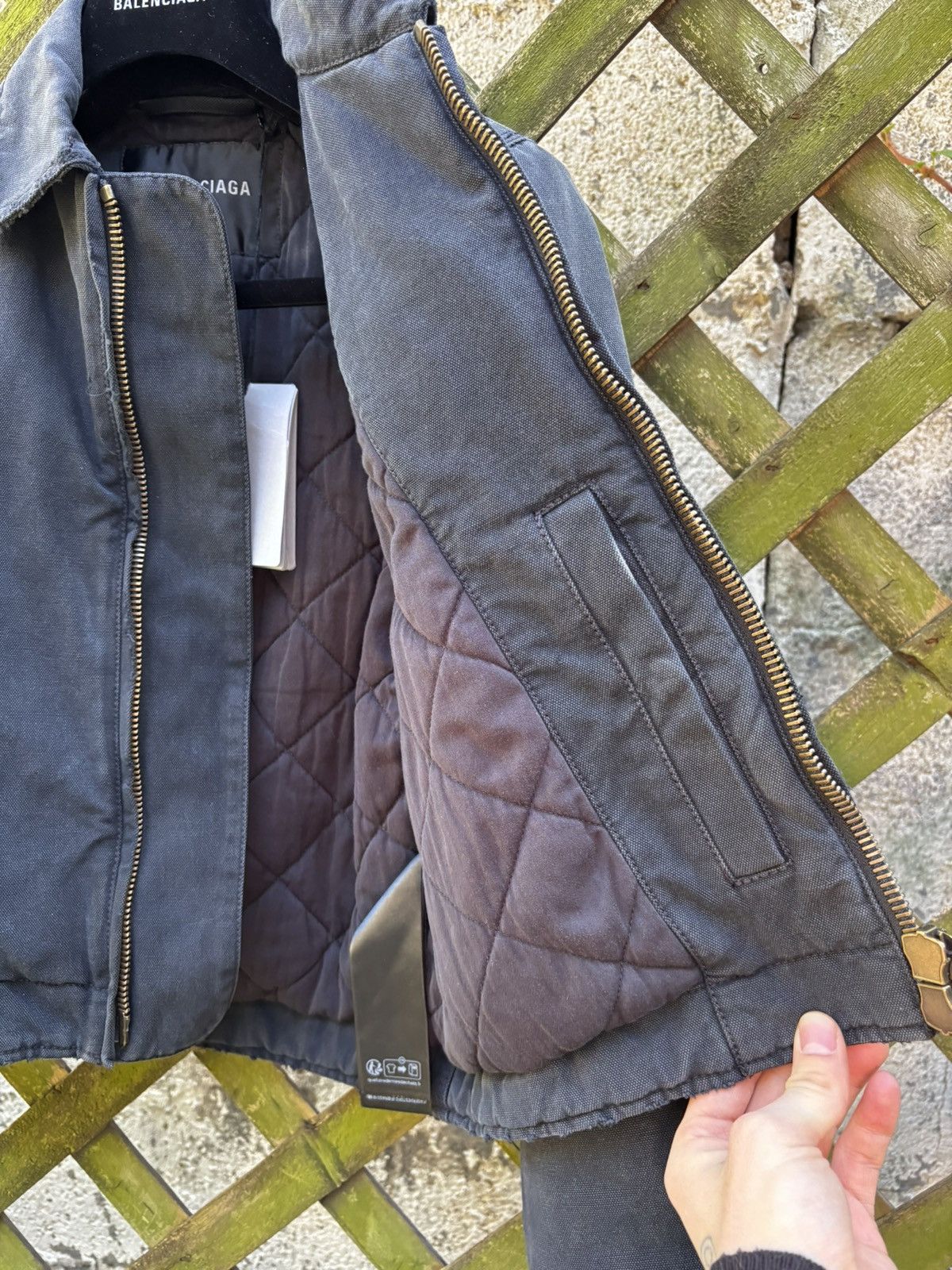 Balenciaga FW23 Balenciaga Shrunken Workwear Jacket Size US S / EU 44-46 / 1 - 8 Thumbnail