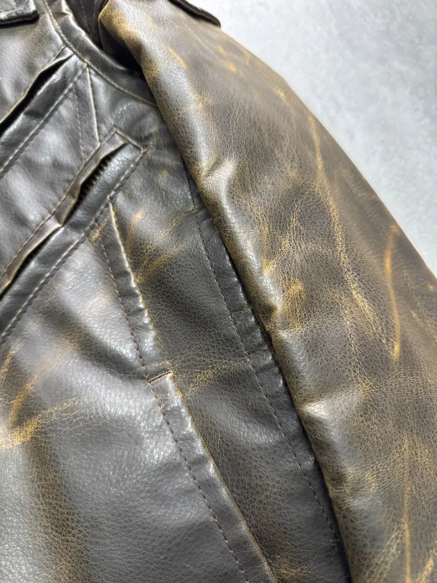 Dsquared2 AW2003 Dsquared2 Biker 2-in-1 Leather Jacket Size US M / EU 48-50 / 2 - 7 Thumbnail