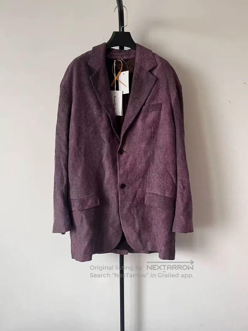 Acne Studios Acne Studios Solid color single-breasted long-sleeve jacke Size 44L - 1 Thumbnail
