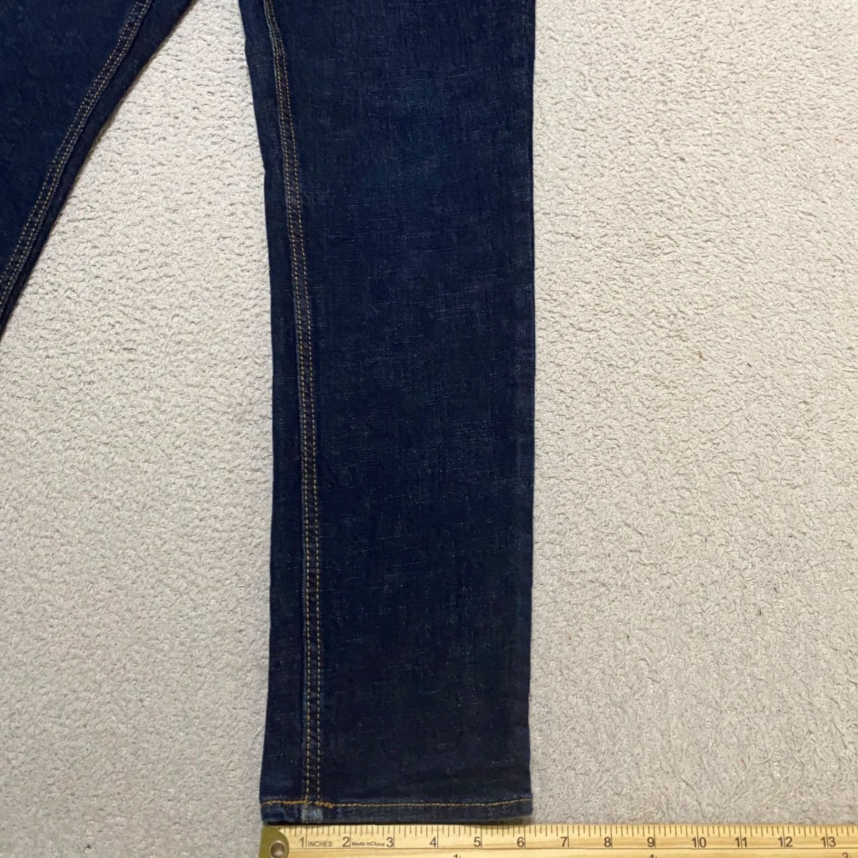 Old Navy Old Navy Jeans Mens 30x30 Blue Denim Dark Wash Slim Fit Straight Leg Mid Rise Shirt Mens Jeans Blue Dark Wash Classic Denim Slim Straight 30x30 Mens Size US 30 / EU 46 - 5 Thumbnail