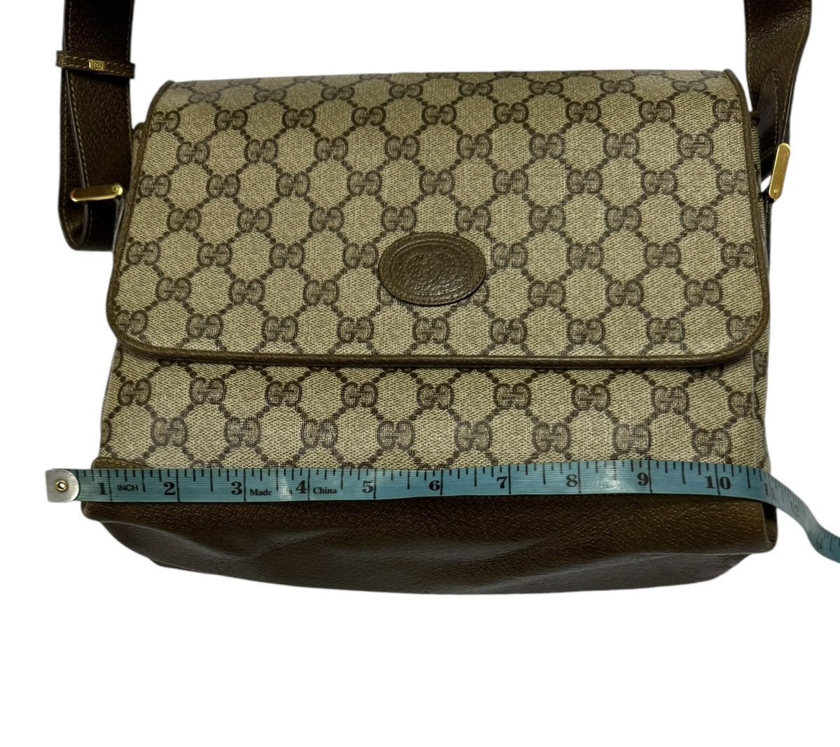 Gucci Vtg🔥Gucci Monogram GG Supreme Sling Bag Made In Italy Size ONE SIZE - 20 Thumbnail