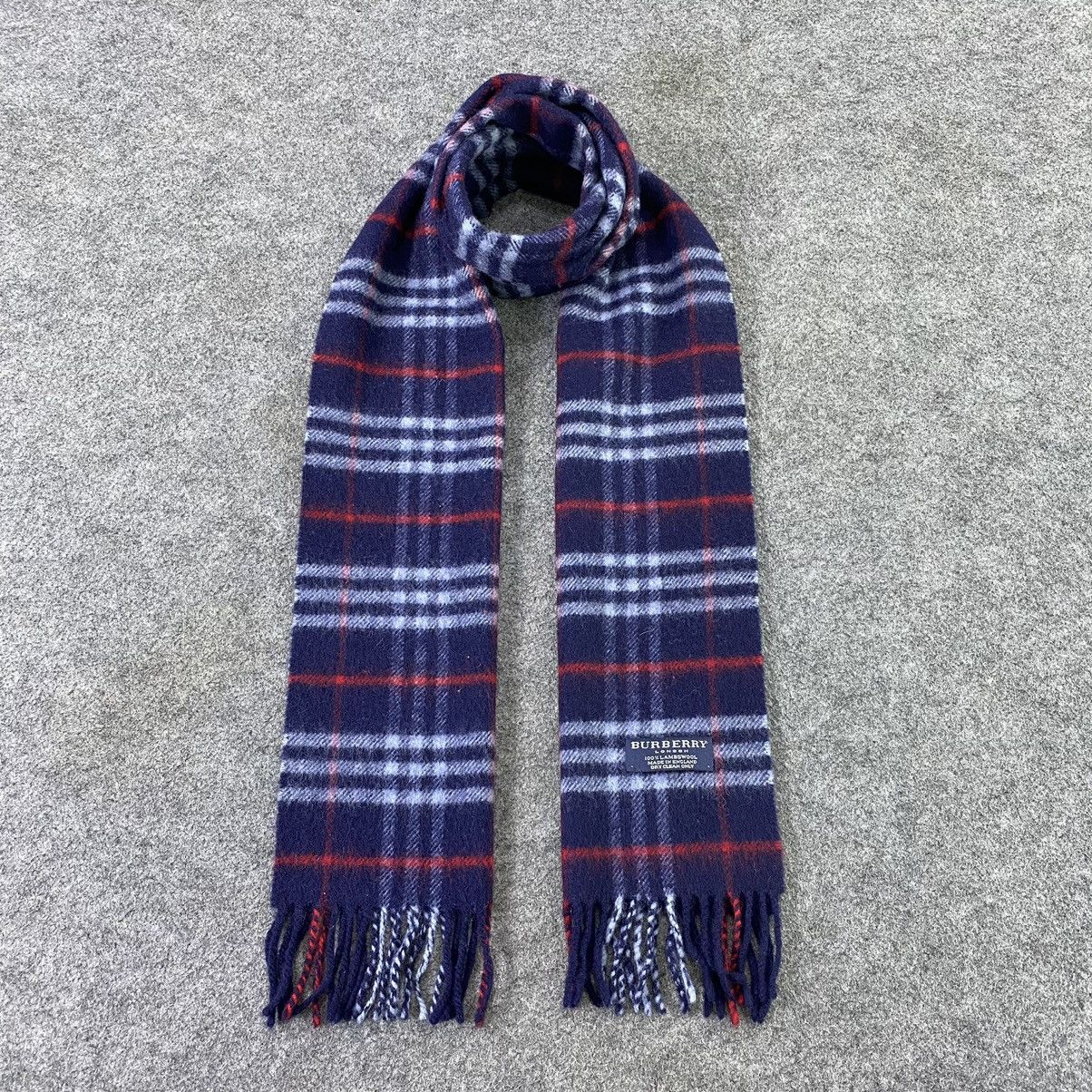 Burberry Burberry Lambswool Muffler / Scarf / Neckwear-T1466 Size ONE SIZE - 1 Thumbnail