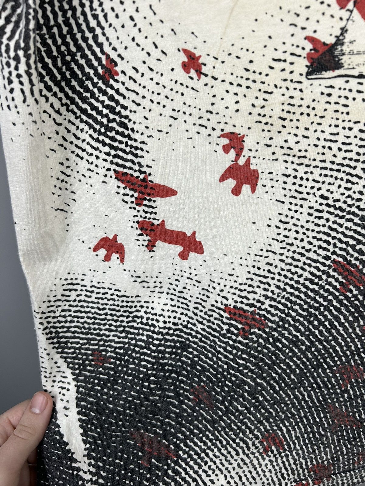 Band Tees × Vintage Vintage Metallica Crow All Over Print T shirt Size US M / EU 48-50 / 2 - 21 Thumbnail