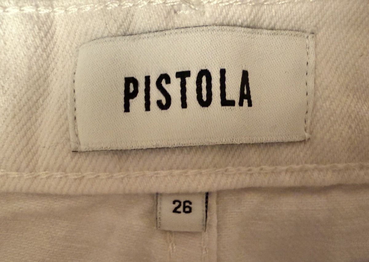 Pistola Pistola Women’s The Cassie White Destroyed High Rise Jeans Size 26" / US 2 / IT 38 - 2 Thumbnail
