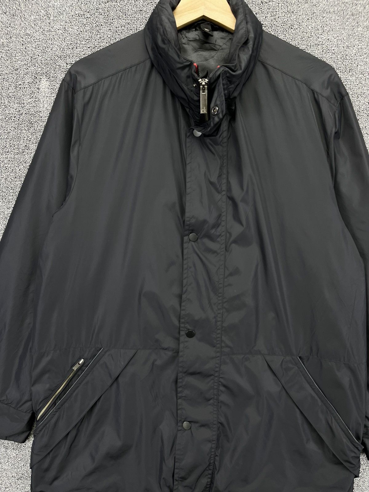 Calvin Klein Vintage Calvin Klein Black Zip Up Luxury Long Jacket Size US L / EU 52-54 / 3 - 5 Thumbnail