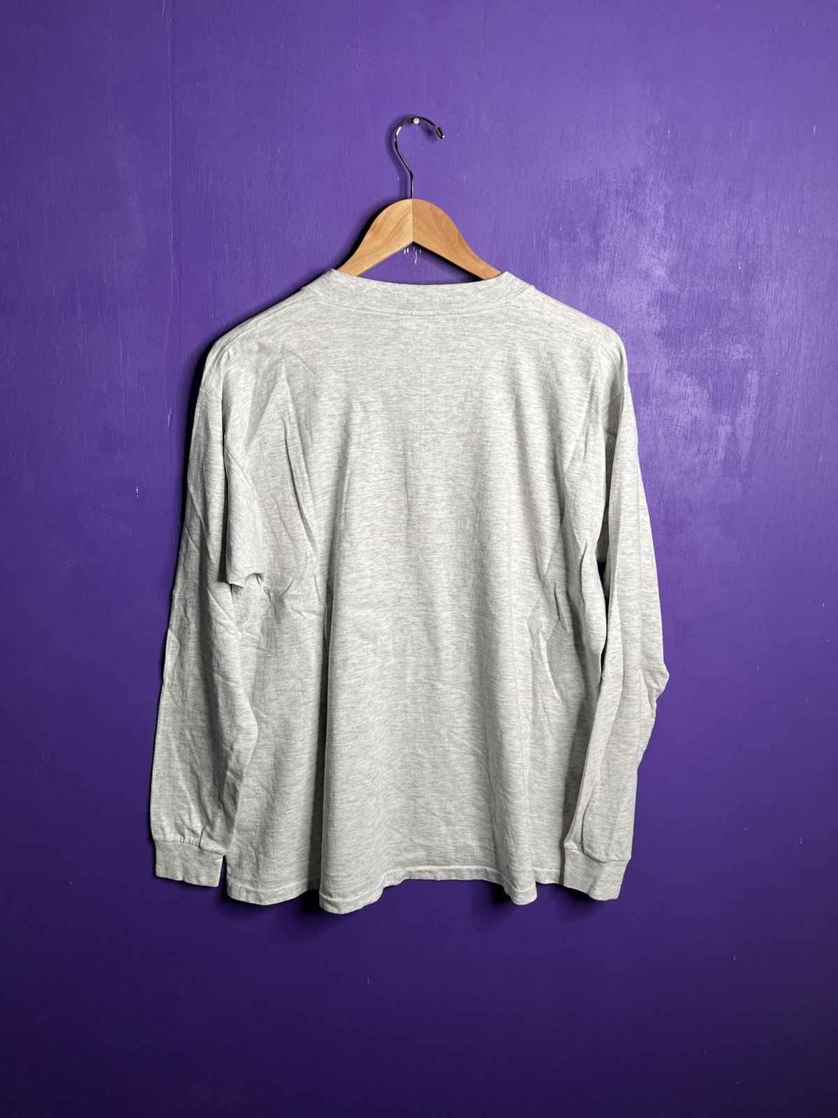 Nike × Vintage Vintage 90s Nike air jordan logo long-sleeve Size US XL / EU 56 / 4 - 2 Thumbnail