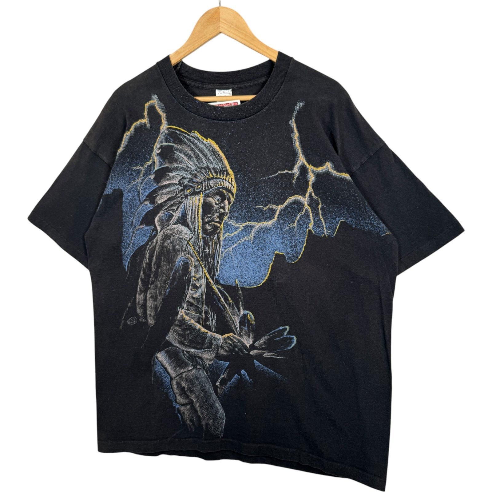 Fruit Of The Loom Vintage Native American Double-Sided Tee XXL Size US XXL / EU 58 / 5 - 3 Thumbnail