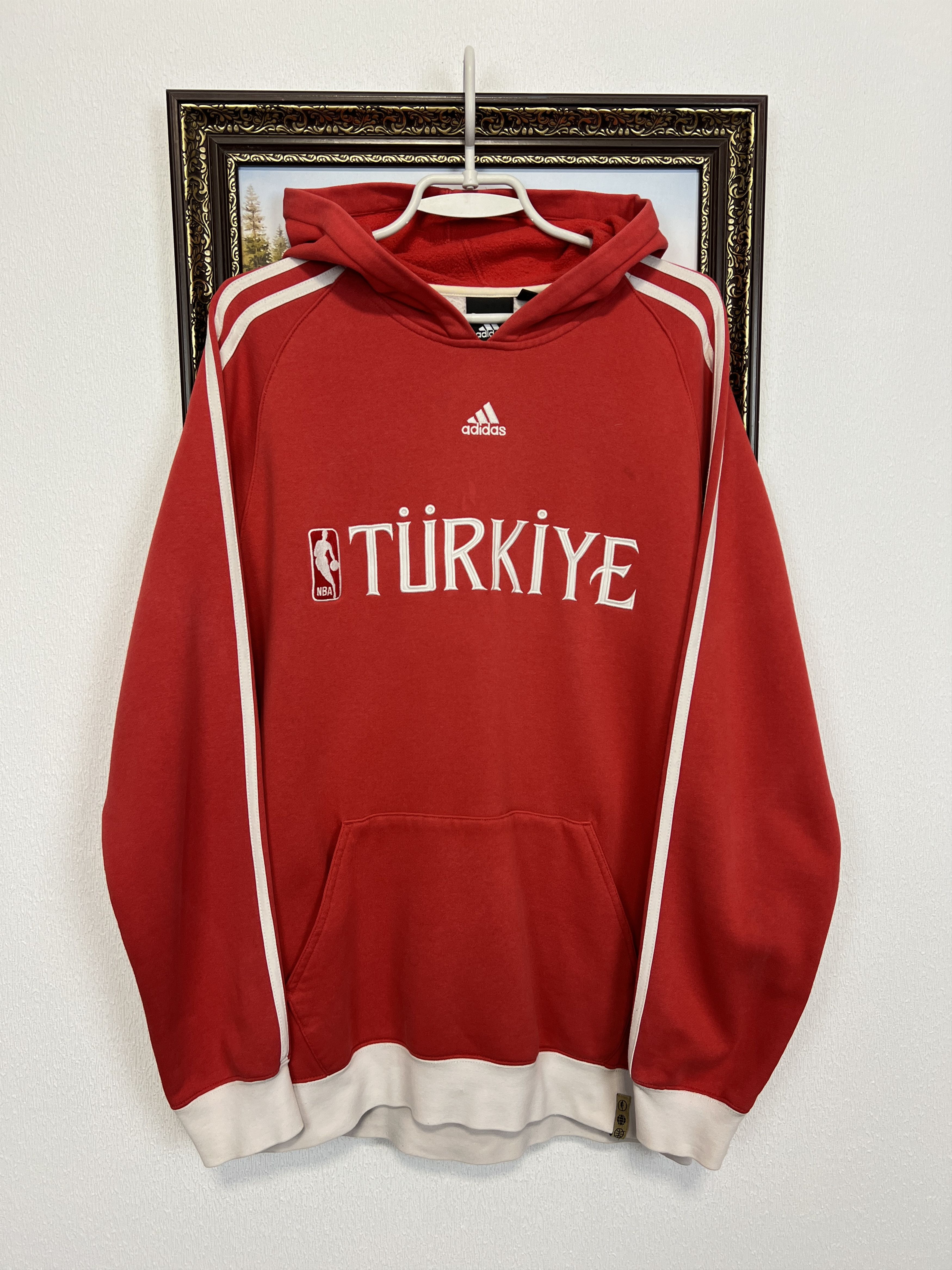 Adidas Vintage Adidas Turkey Basketball Team Hoodie Jacket National Size US M / EU 48-50 / 2 - 1 Thumbnail