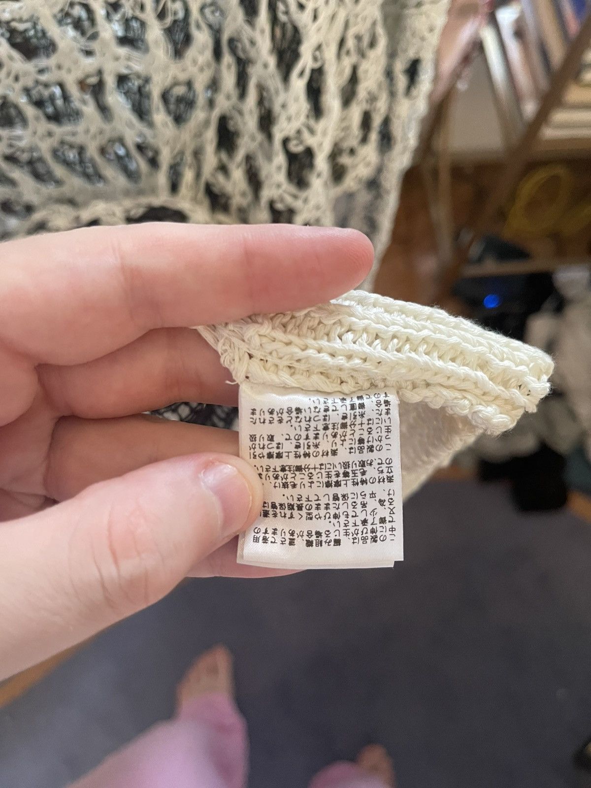 Sulvam Sulvam Mesh Over Knit White Size US S / EU 44-46 / 1 - 7 Thumbnail