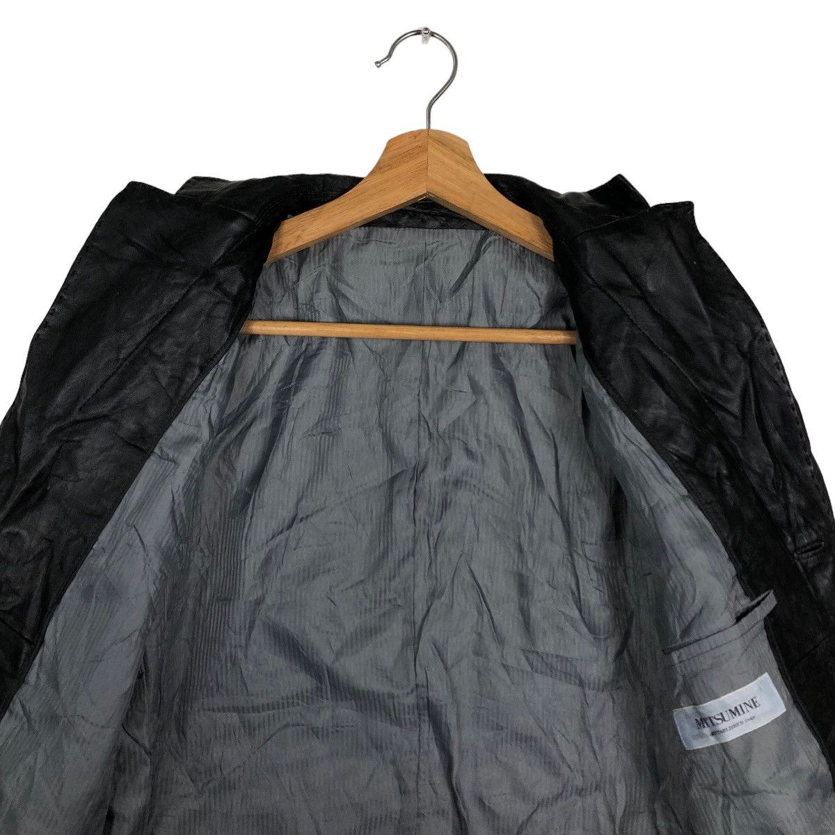 Genuine Leather 🔥90’s Vintage Lamb Leather Jacket Mitsumine Issey Miyake Size US M / EU 48-50 / 2 - 11 Thumbnail