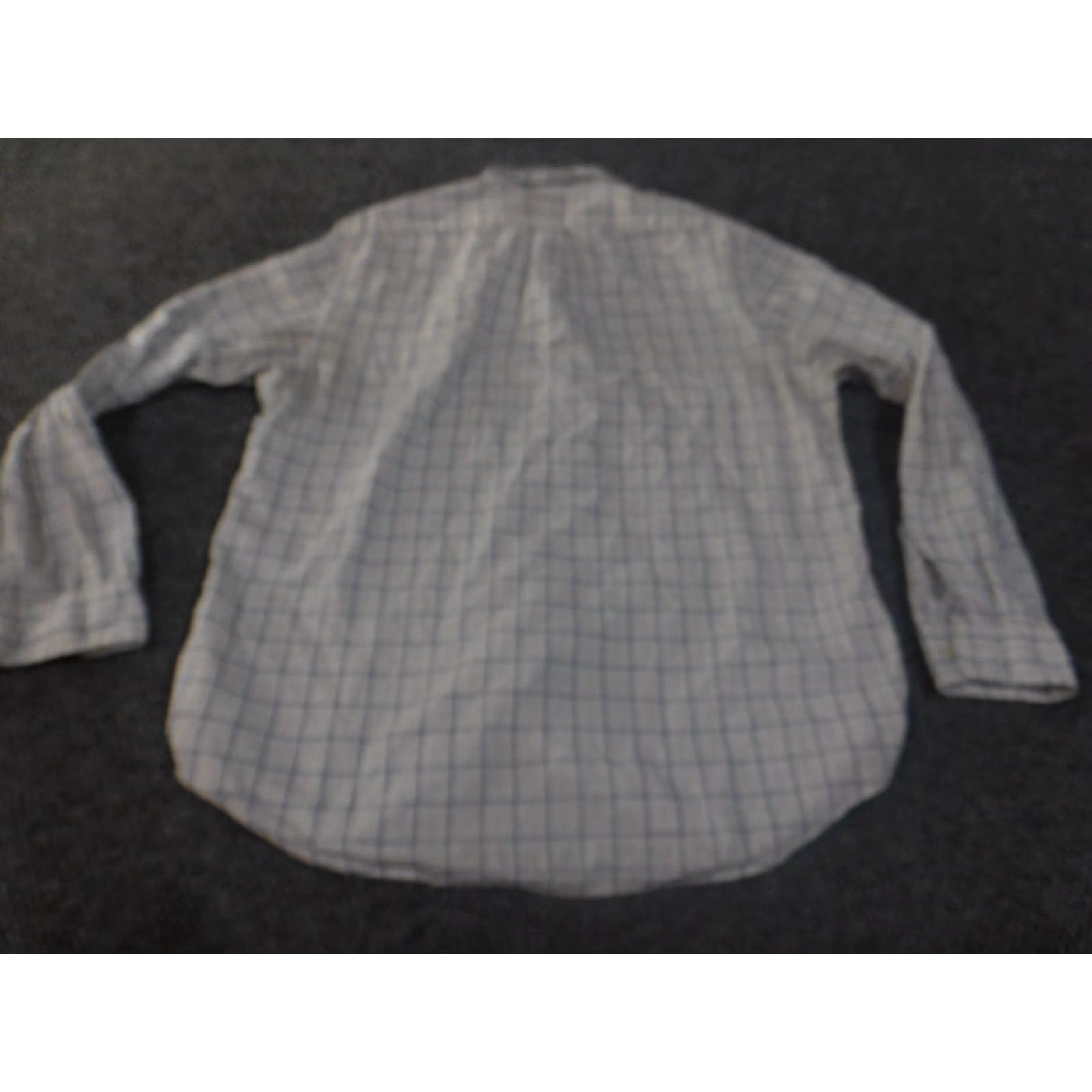 Ralph Lauren Ralph Lauren Shirt Men L White Plaid Button-Up Collared Casual Knit Cotton Long Sleeve Slimming Pockets Vintage: No | Regular Fit | Button-Down Collar Size US L / EU 52-54 / 3 - 7 Thumbnail