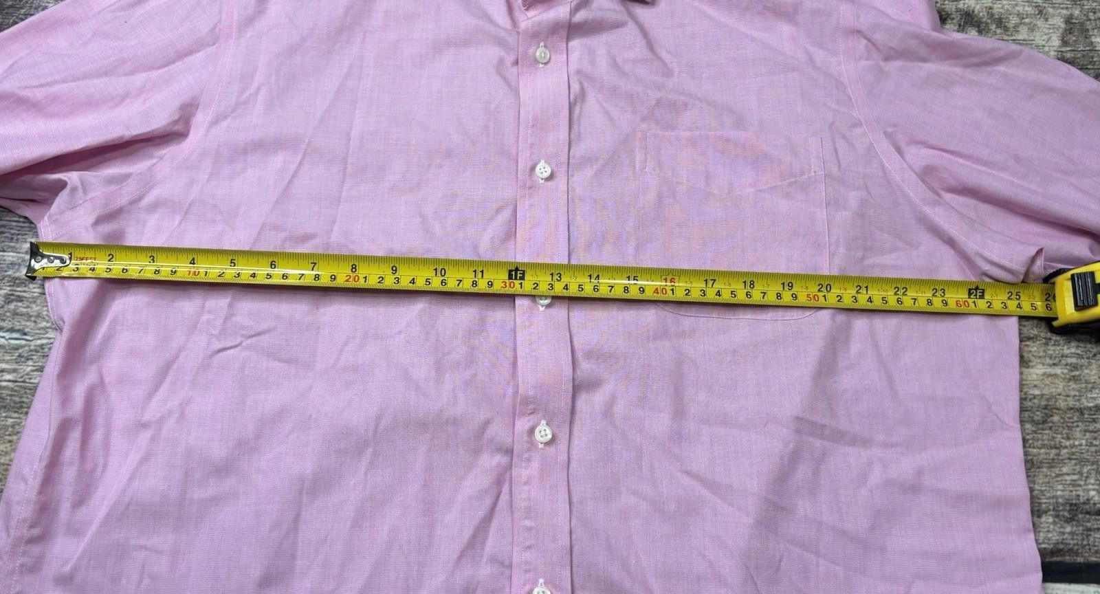 Lauren Ralph Lauren Lauren Ralph Lauren Dress Shirt Mens 17 34/35 Non Iron Size 48R - 10 Thumbnail