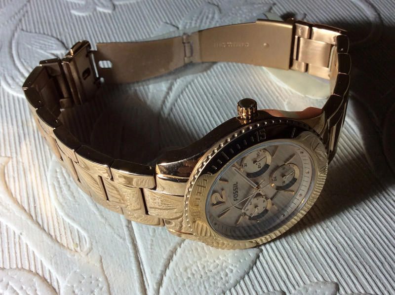 Fossil Fossil Men's Rose gold Stainless steel bracelet watch Size ONE SIZE - 4 Thumbnail