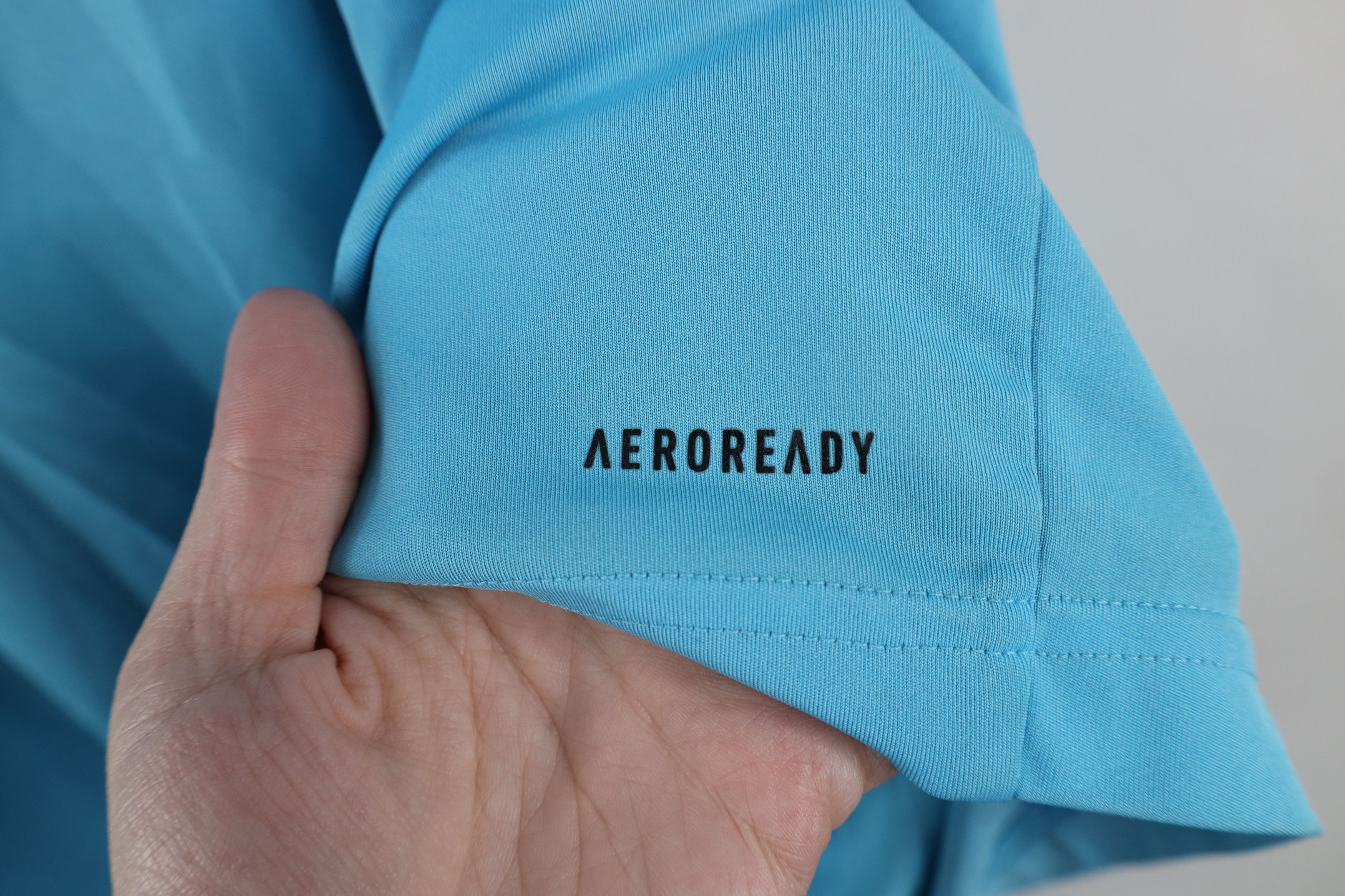 Adidas × Vintage Adidas Aeroready Spell Out Tank Top T-Shirt Blue Gym Size US XXL / EU 58 / 5 - 12 Thumbnail