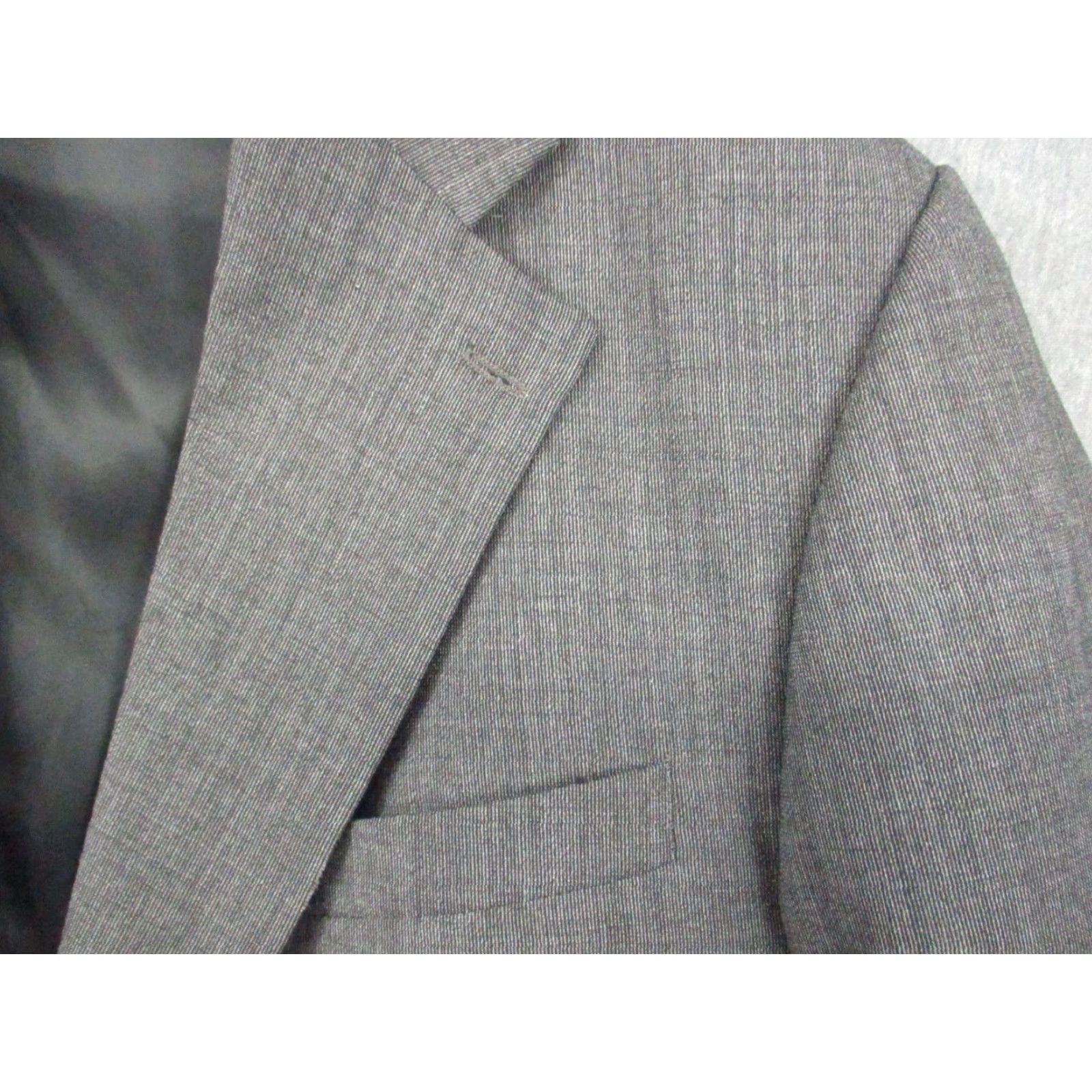 Ralph Lauren VINTAGE Chaps Ralph Lauren Blazer Wool 44R Gray Sportscoat Size 44R - 2 Thumbnail