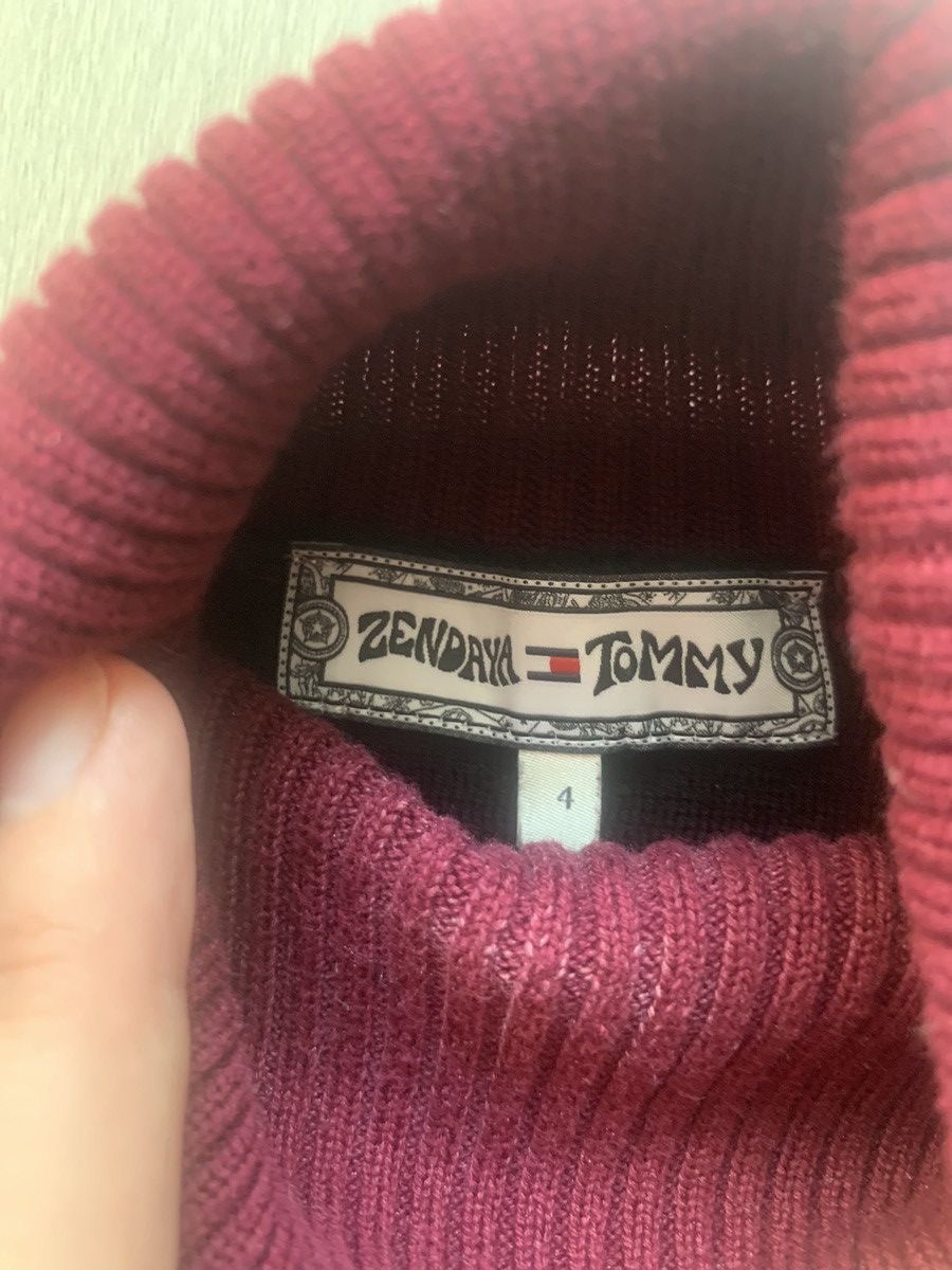 Tommy Hilfiger Tommy Hilfiger X Zendaya layered Black White Burgundy Neck Jumper, 4 size Size S / US 4 / IT 40 - 2 Thumbnail