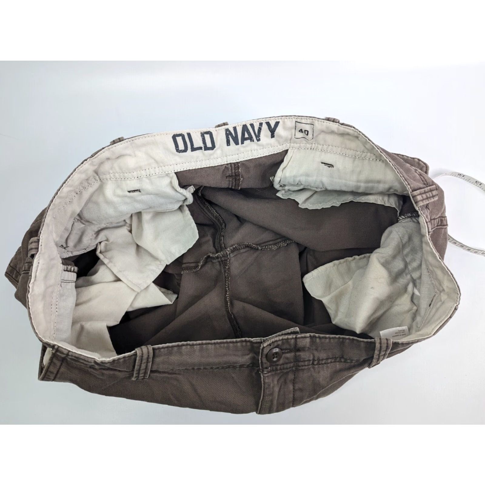 Old Navy Old Navy Brown Chino Shorts Men 42 Flat Front 100% Cotton Size US 42 / EU 58 - 6 Thumbnail