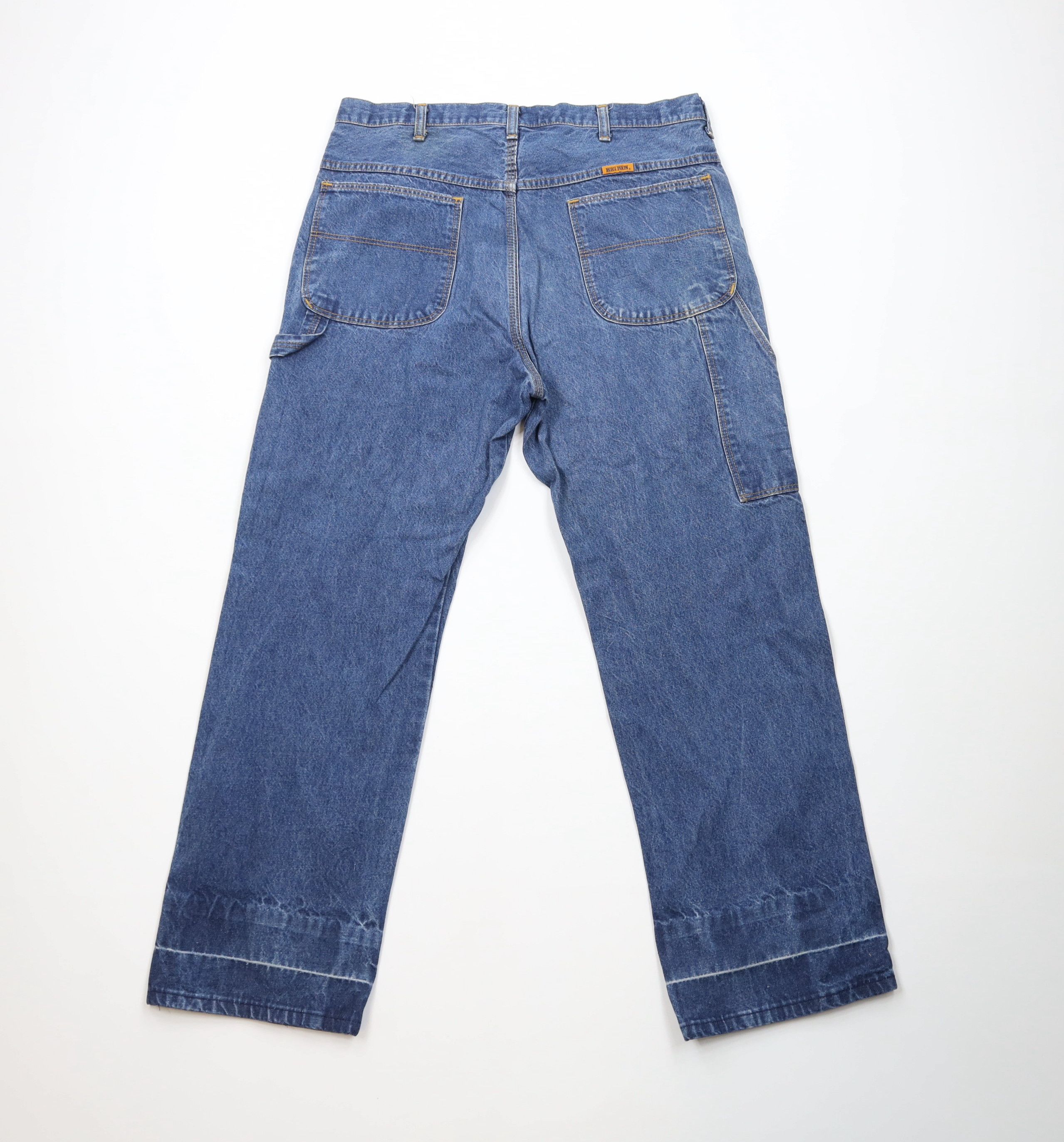 Vintage Vintage 90s Streetwear Workwear Wide Leg Dungaree Jeans USA Size US 36 / EU 52 - 10 Thumbnail