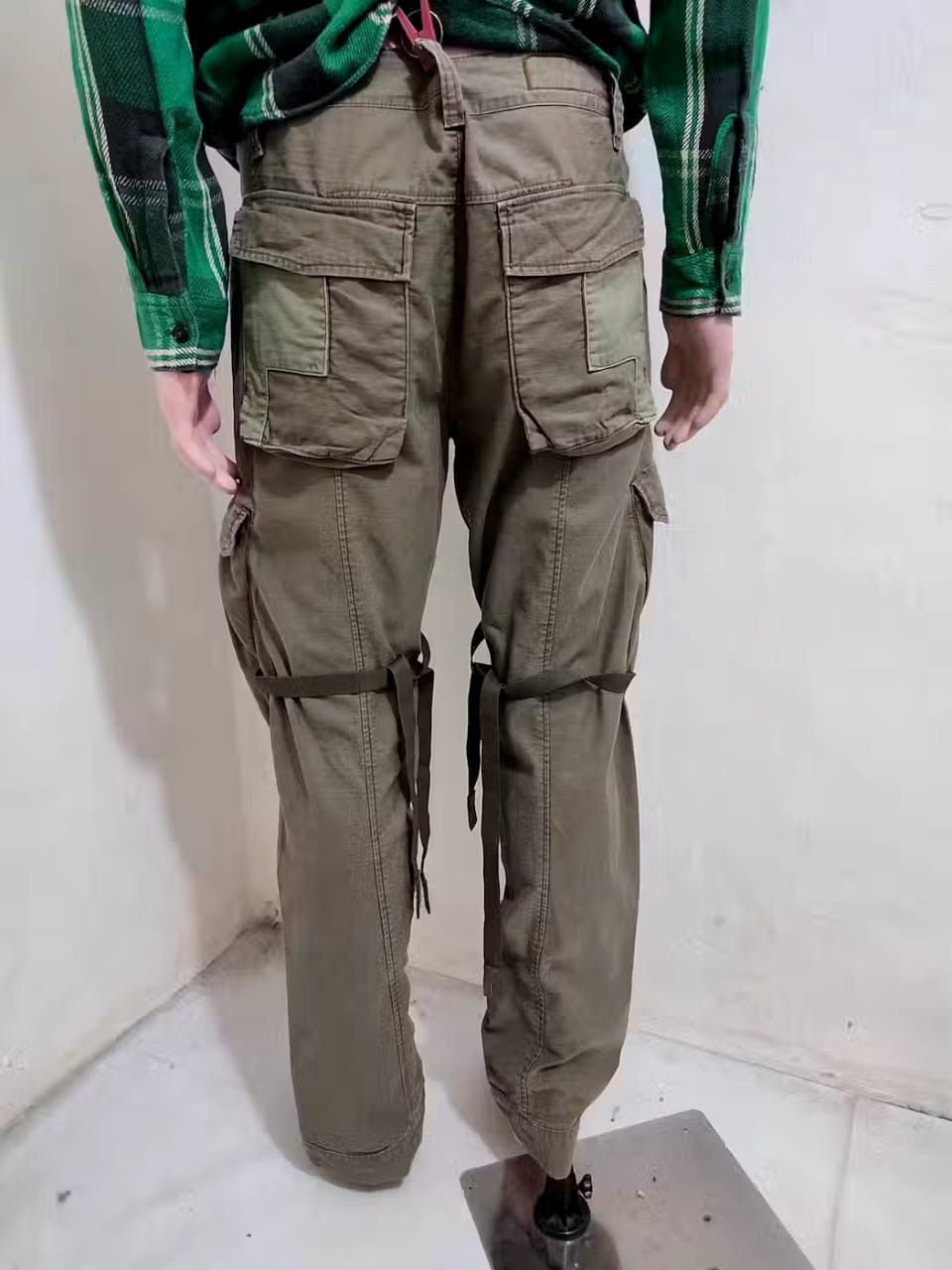 Marithe + Francois Girbaud MFG Marithe Francois Girbaud Tactical Cargo Bondage Pants Size US 32 / EU 48 - 3 Thumbnail