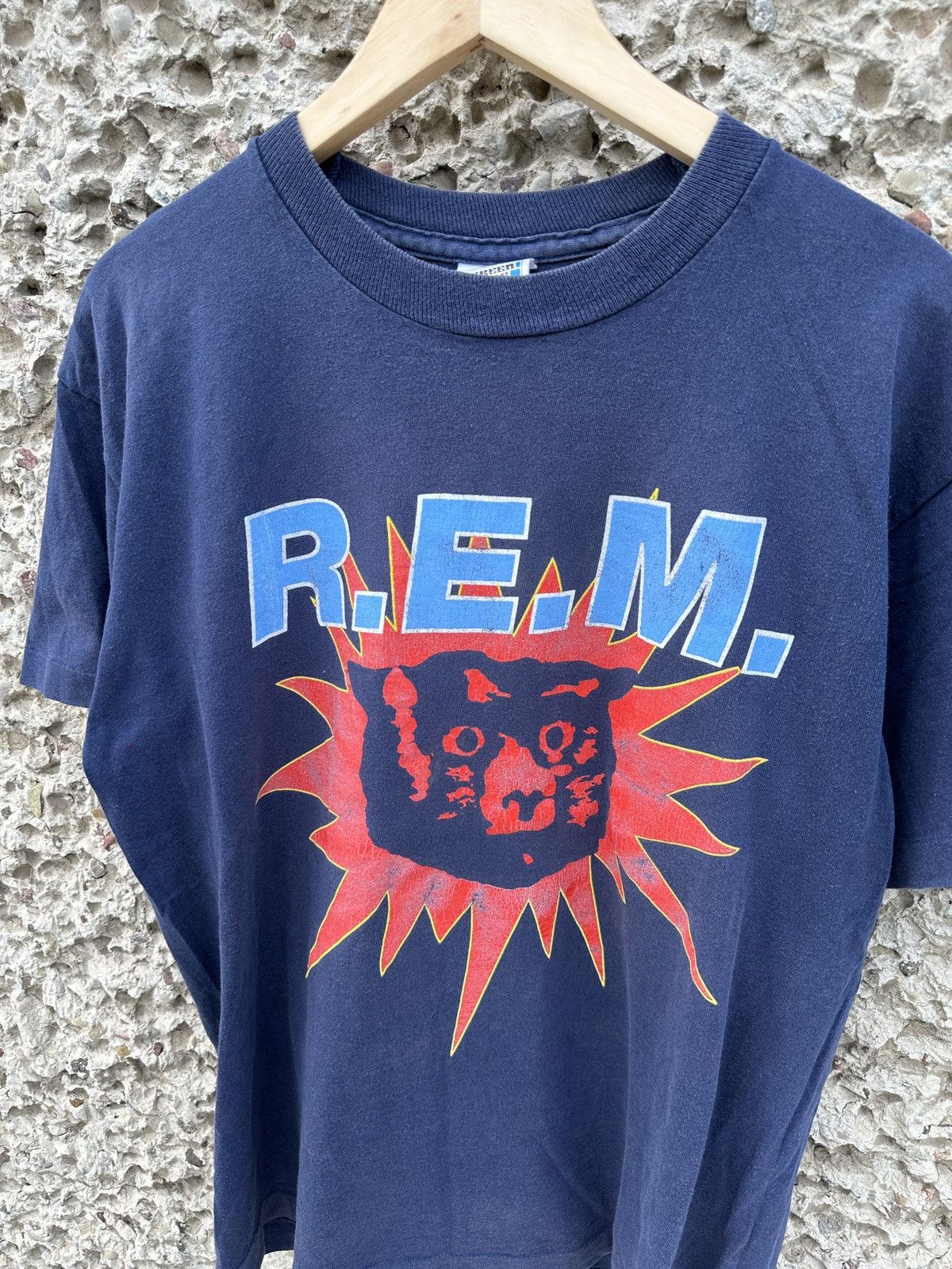 Band Tees Vintage 1994 90s Monster REM rock band tee T-shirt Size US L / EU 52-54 / 3 - 2 Thumbnail