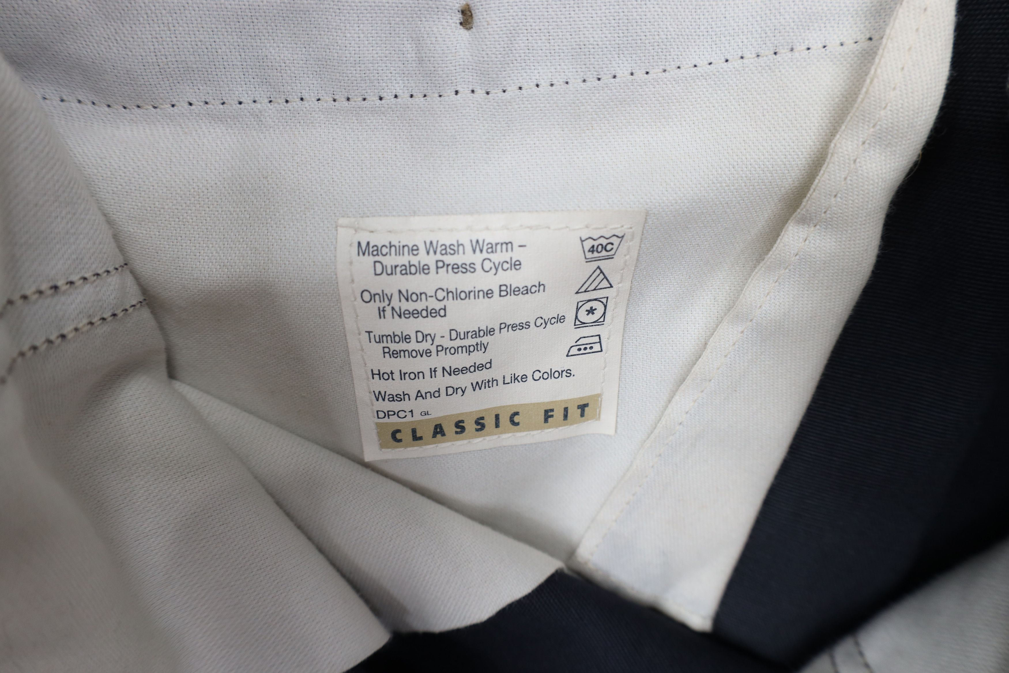 Dockers Vintage 90s Dockers Straight Leg Chino Pants Steel Blue Size US 34 / EU 50 - 12 Thumbnail