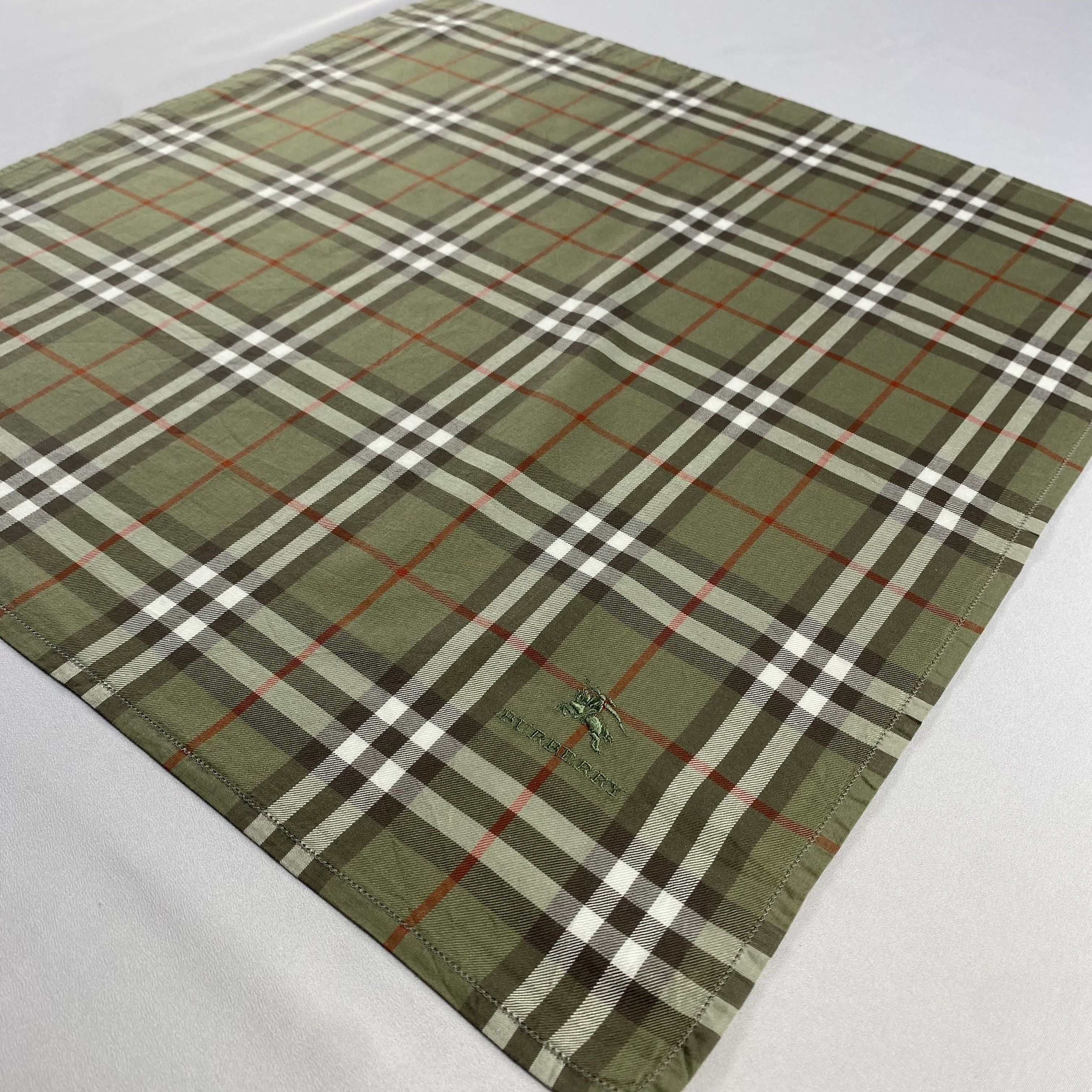 Burberry × Vintage Burberry Handkerchief / Neckerchief / Bandana-P1275 Size ONE SIZE - 2 Thumbnail