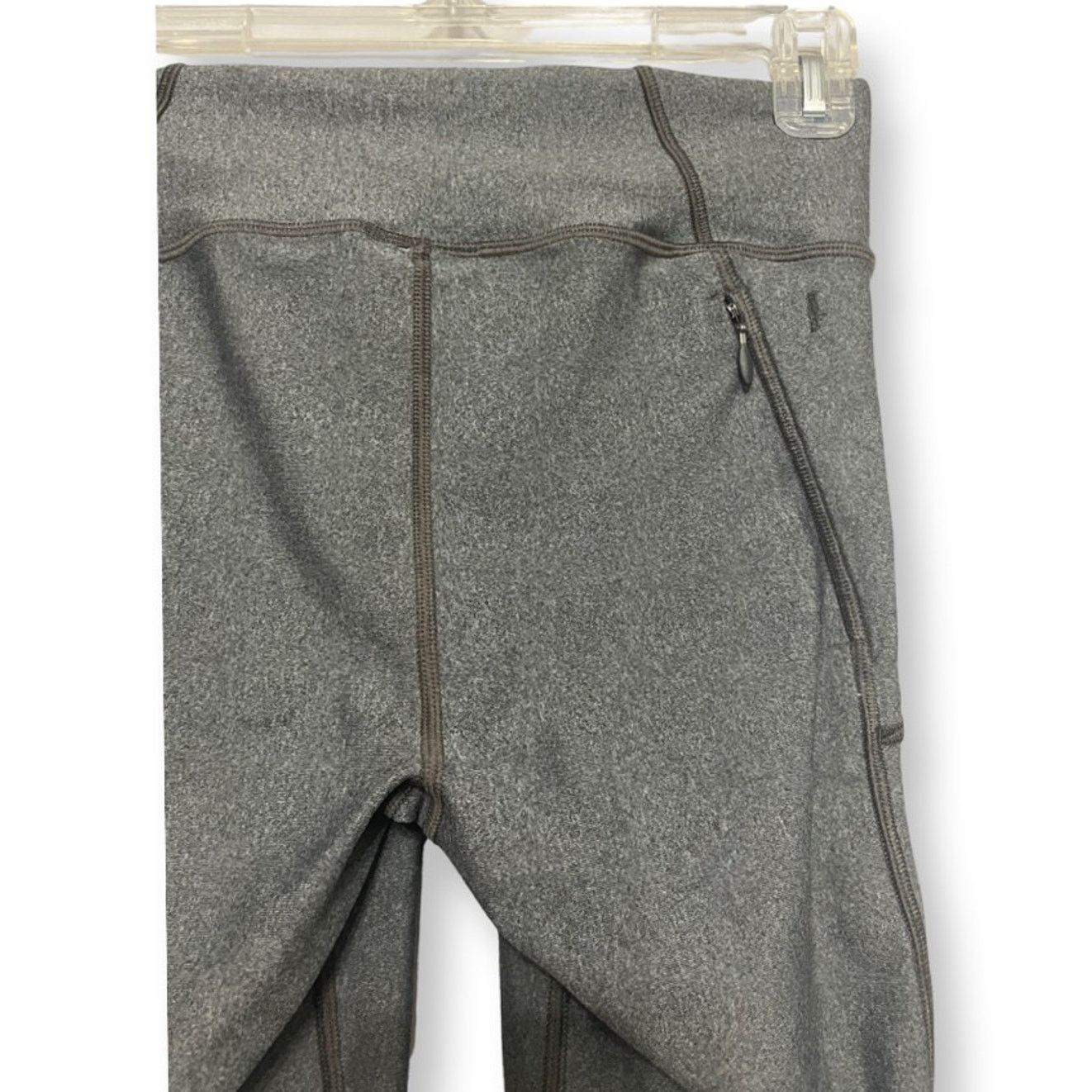 Under Armour Under Armour High Rise Leggings Mesh Panel Heathered Gray 25 Size 25" / US 0 / IT 36 - 5 Thumbnail