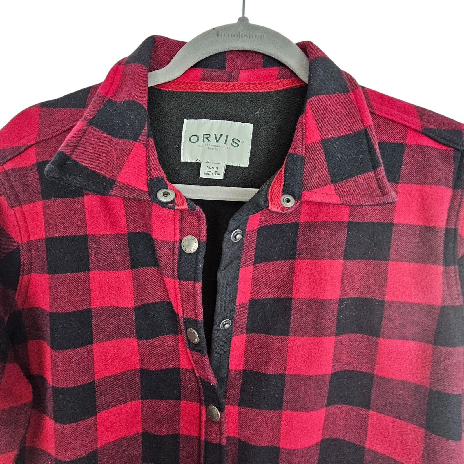 Orvis Orvis Womens BUffalo Plaid Flannel Shacket Size XL Gorpcore Size XL / US 12-14 / IT 48-50 - 2 Thumbnail