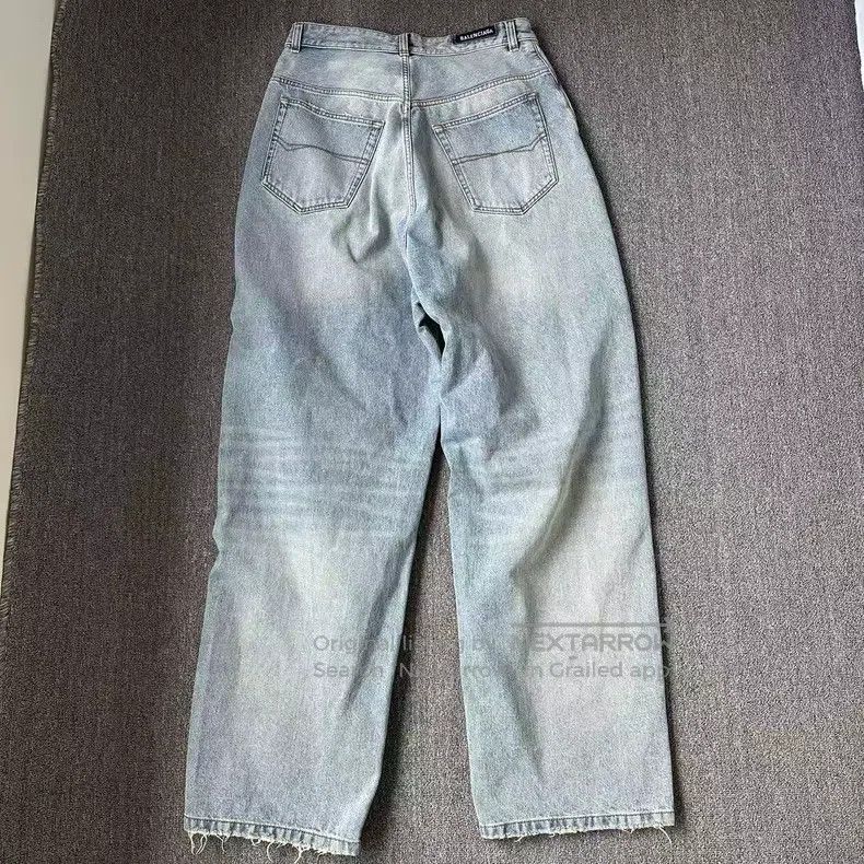 Balenciaga Balenciaga size M Vintage high-waisted, water-washed Baggy Size US 28 / EU 44 - 2 Thumbnail