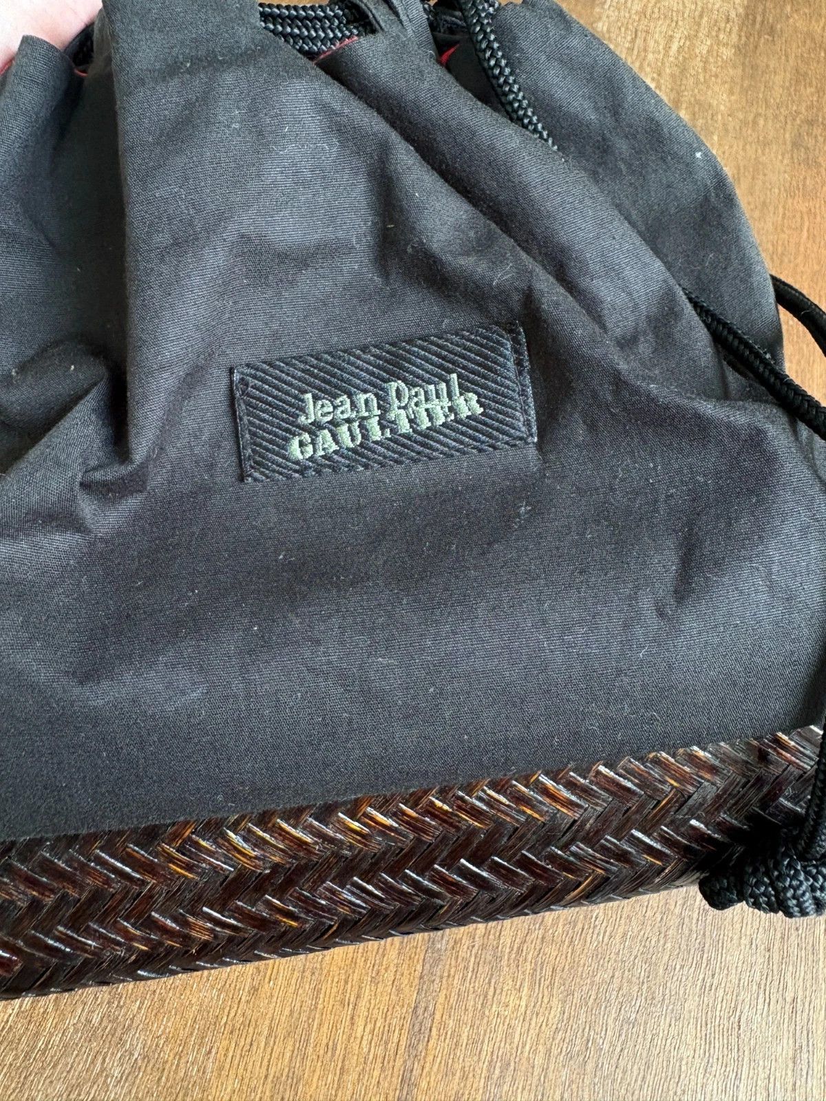 Jean Paul Gaultier JPG Little Pouch Bag with wooden frame Size ONE SIZE - 5 Thumbnail