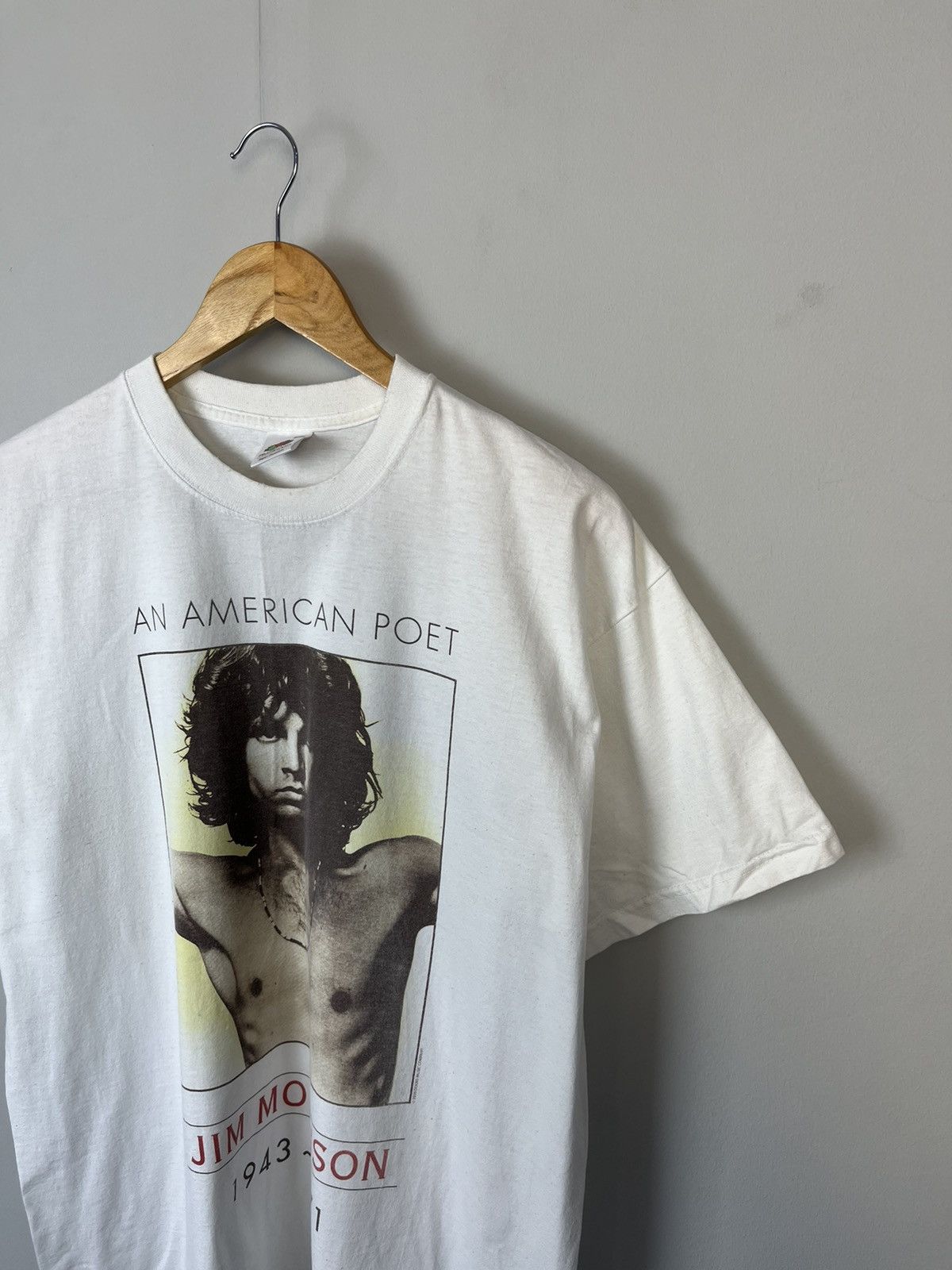 Band Tees × Vintage The Doors Jim Morrison 90`s Vintage Y2K Rock Tee Shirt Size US L / EU 52-54 / 3 - 3 Thumbnail