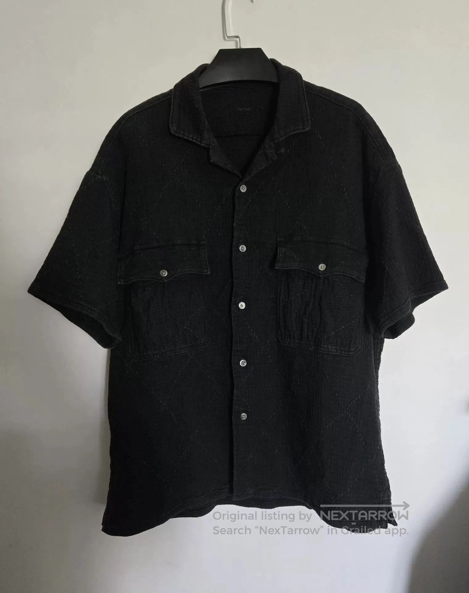 Porter Classic Porter Classic Sashiko Black Short Sleeve. Size US M / EU 48-50 / 2 - 1 Thumbnail