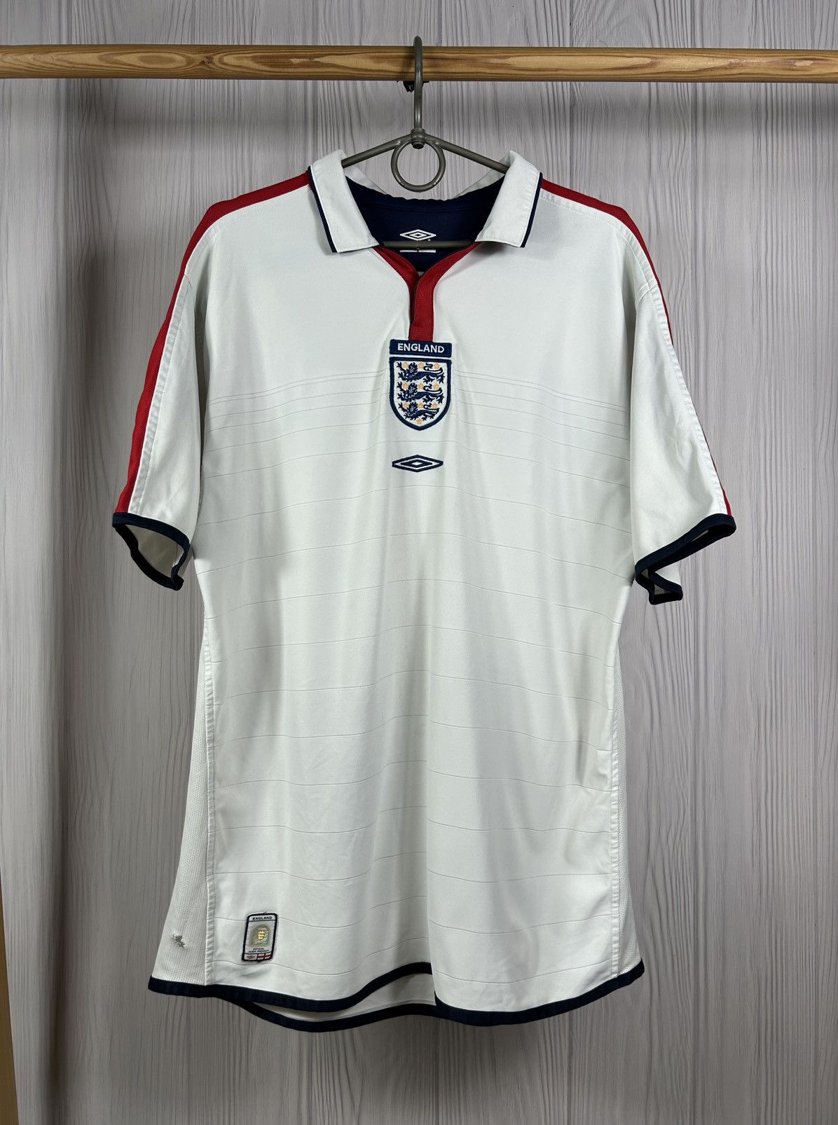 Umbro England Home Football Shirt 2003/05 Adults Large Umbro Size US L / EU 52-54 / 3 - 1 Thumbnail