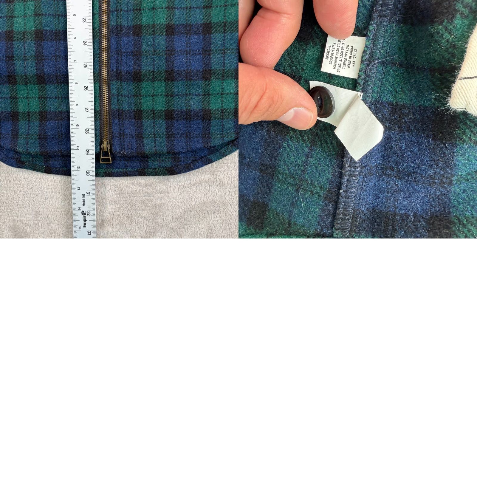 Taylor Stitch TAYLOR STITCH Coit Jacket in Blackwatch Men XL Regular Wool Blend Zip Up Overcoat Long Plaid 390? Size US XL / EU 56 / 4 - 8 Thumbnail
