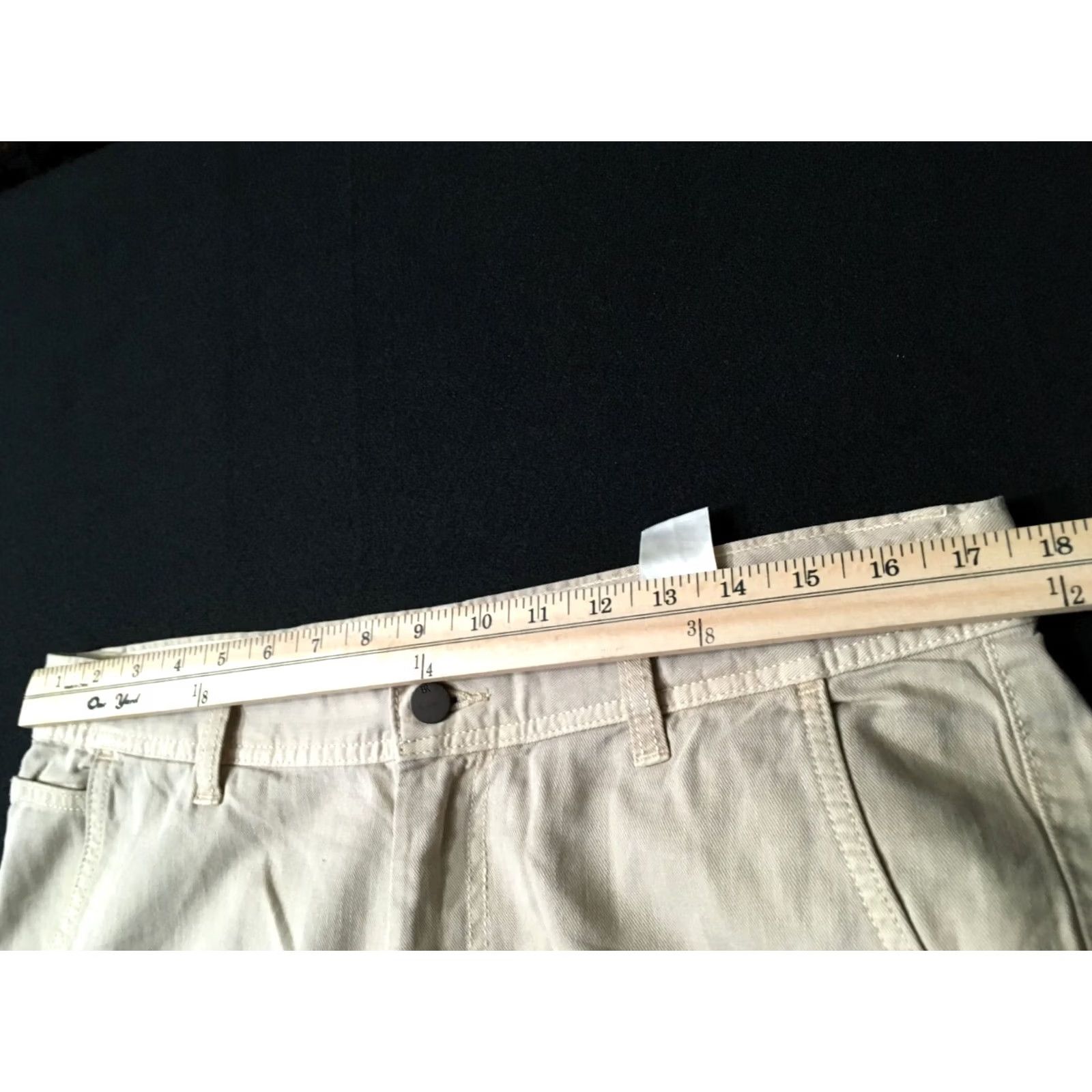 Banana Republic Banana Republic Pants Mens 34 Beige Athletic Flat Front Chino Pockets Stretch Casual Workwear Regular Inseam 27 Brushed Cotton Modal Spandex Tapered Size US 34 / EU 50 - 5 Thumbnail