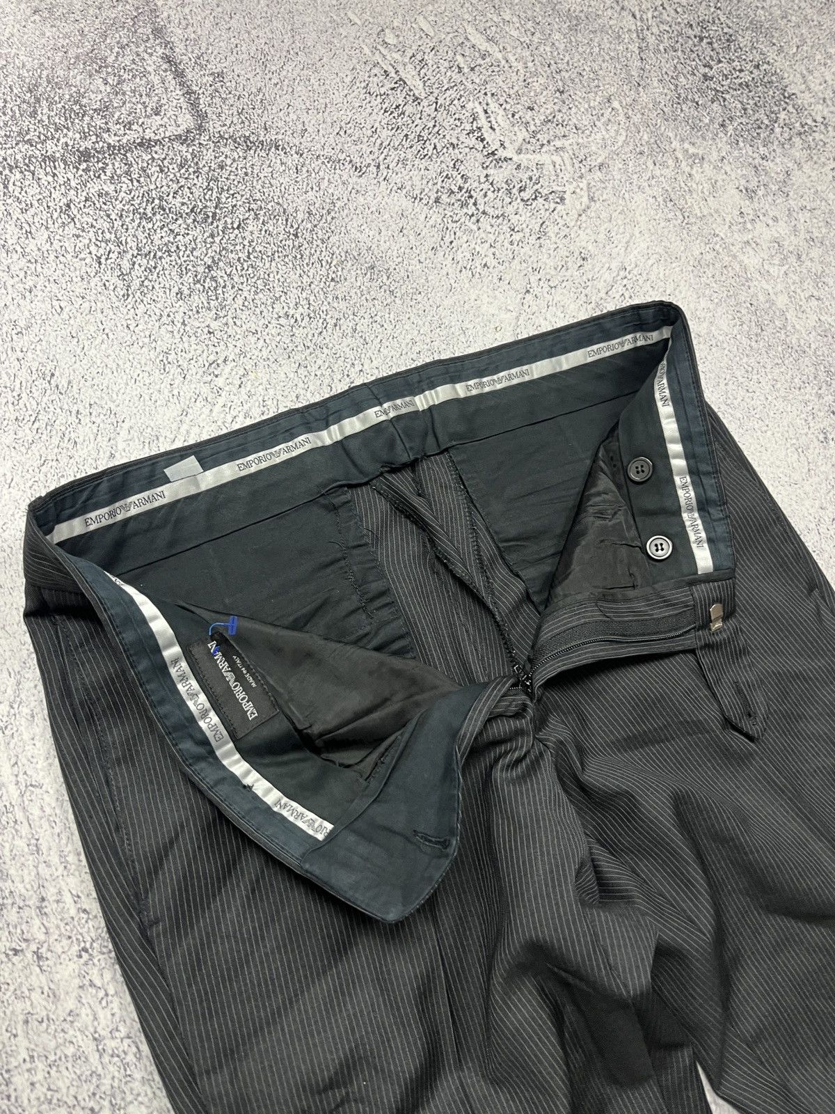 Emporio Armani Vintage Emporio Armani David Line Wool 130’s Women’s Suit Size L / US 10 / IT 46 - 19 Thumbnail