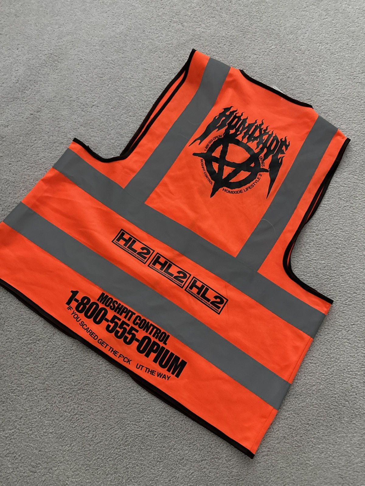 HXG Homixide gang HL2 HXG moshpit control 1-800-555-OPIUM Vest Size US M / EU 48-50 / 2 - 4 Thumbnail