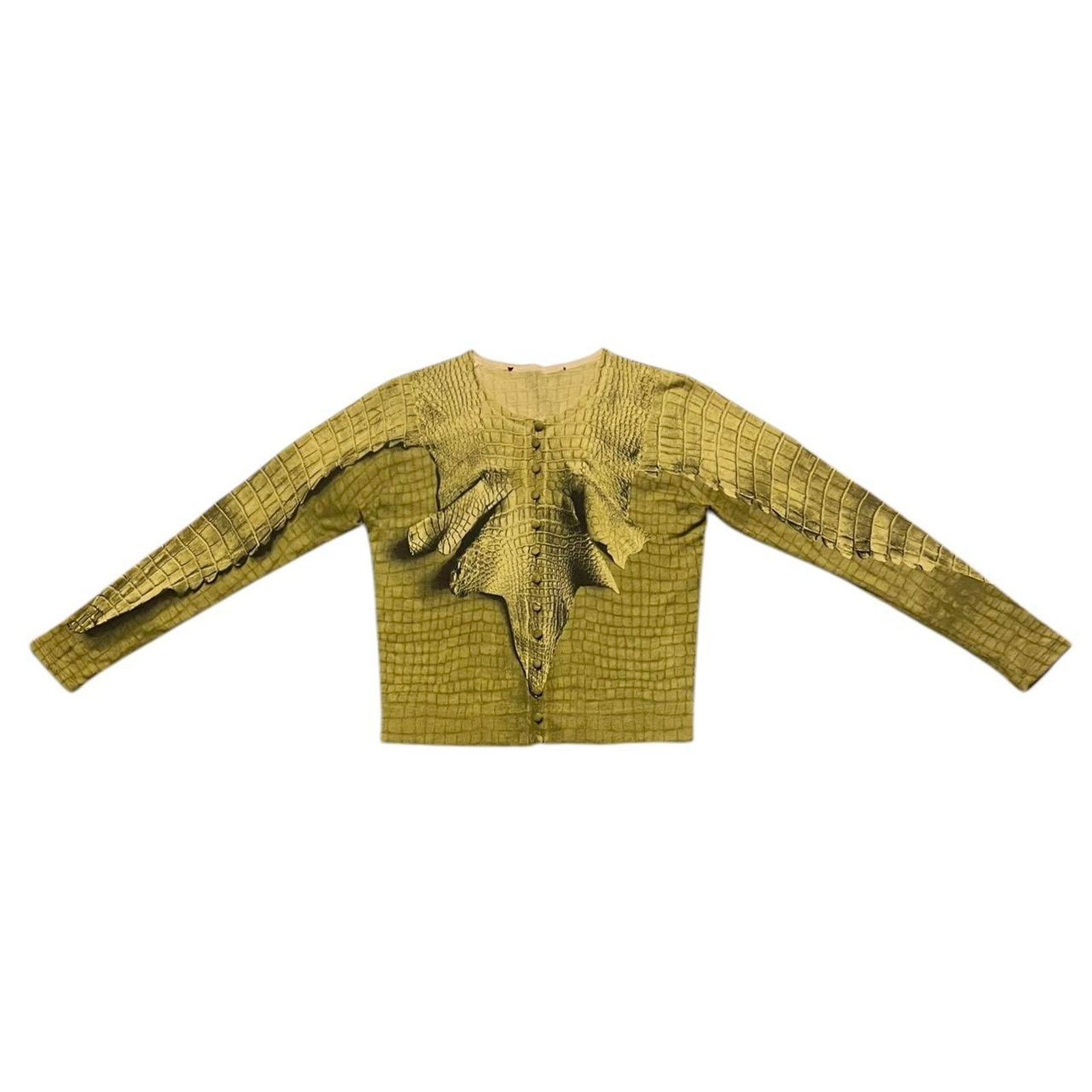 Gold Lame Cardigan - Etsy