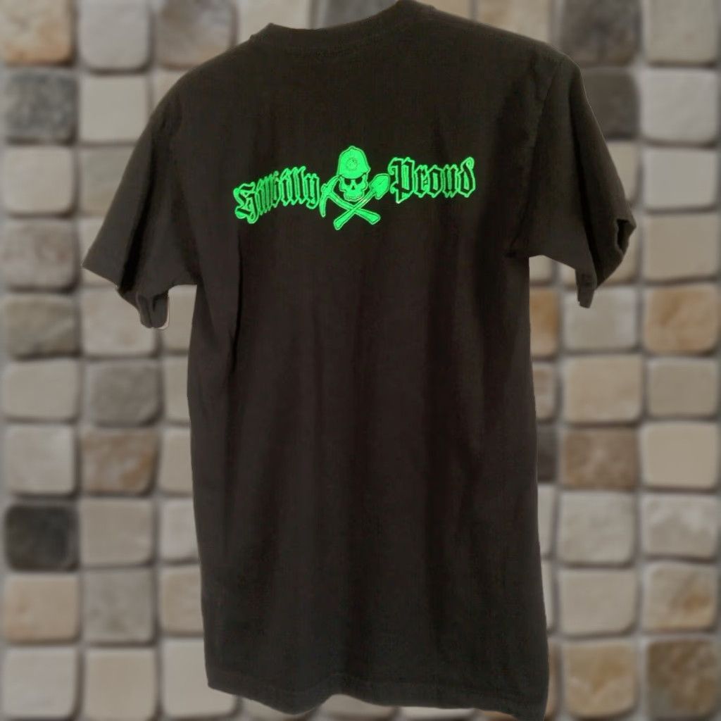 Coal VINTAGE Bayside Hillbilly Proud Shirt Men Medium Black T-Shirt Coal Miner Skull 90s Theme Mens Size US M / EU 48-50 / 2 - 1 Thumbnail