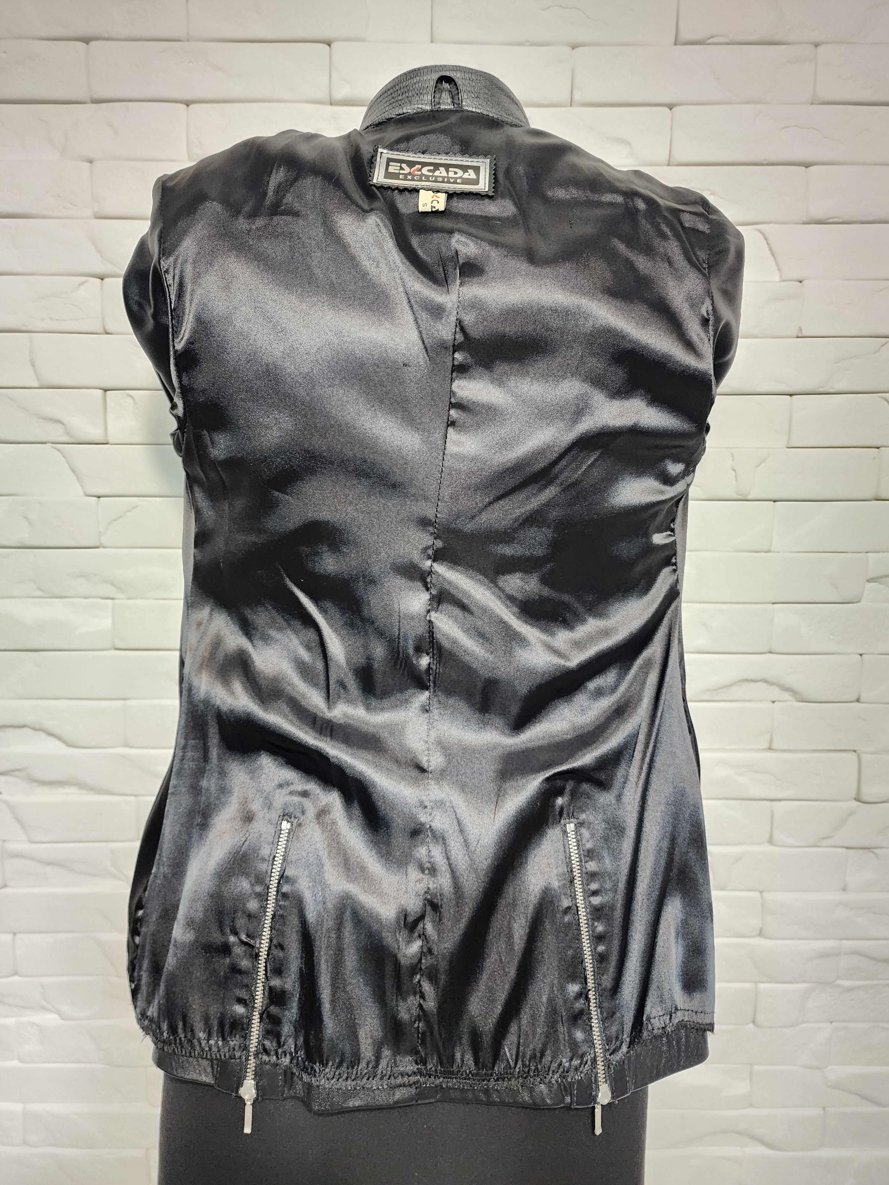 Genuine Leather Women's Black Genuine Leather Jacket Size S / US 4 / IT 40 - 7 Thumbnail