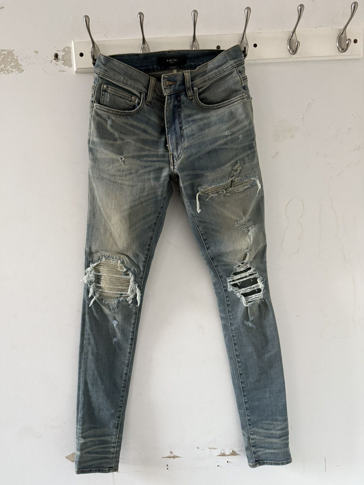 Amiri MX1 JEAN IN ITALIAN STRETCH DENIM Size US 29 - 3 Thumbnail