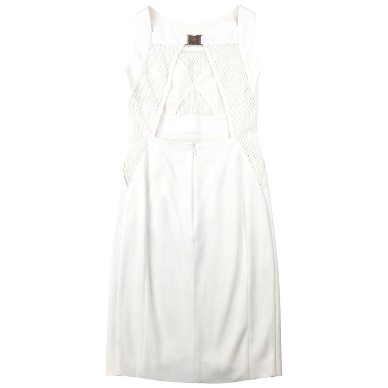 Gucci Vintage 2000s Gucci By Tom Ford Mesh Panel Dress Womens S Size S / US 4 / IT 40 - 2 Thumbnail