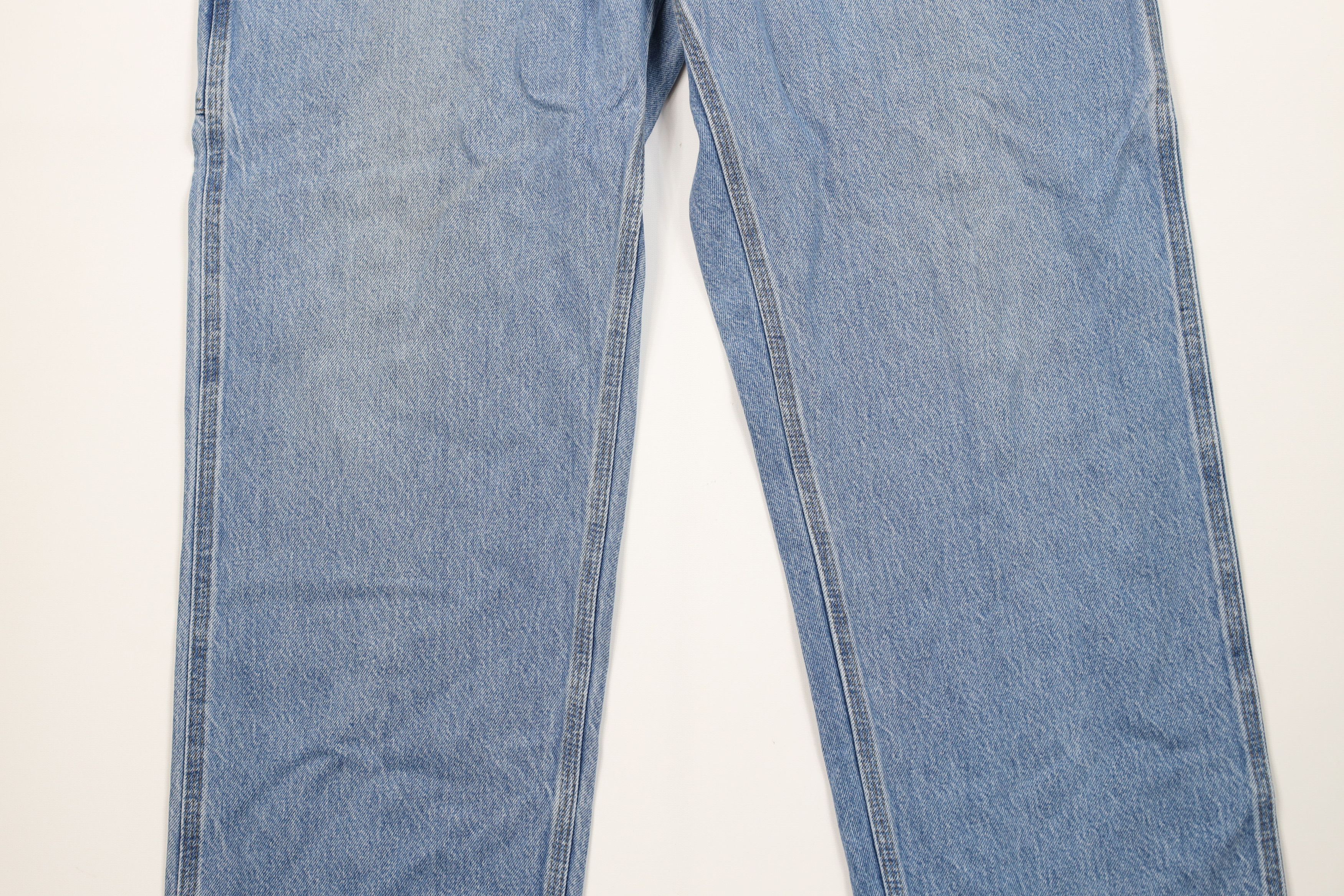 Carhartt Vintage Y2K Carhartt Spell Out Wide Leg Dungaree Denim Jeans Size US 38 / EU 54 - 3 Thumbnail