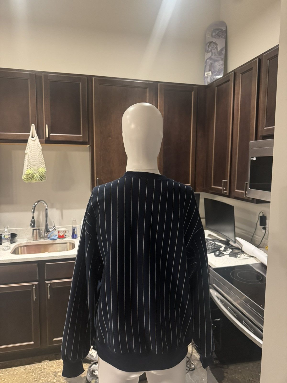 Supreme Supreme Pinstripe Crewneck Size US M / EU 48-50 / 2 - 2 Thumbnail