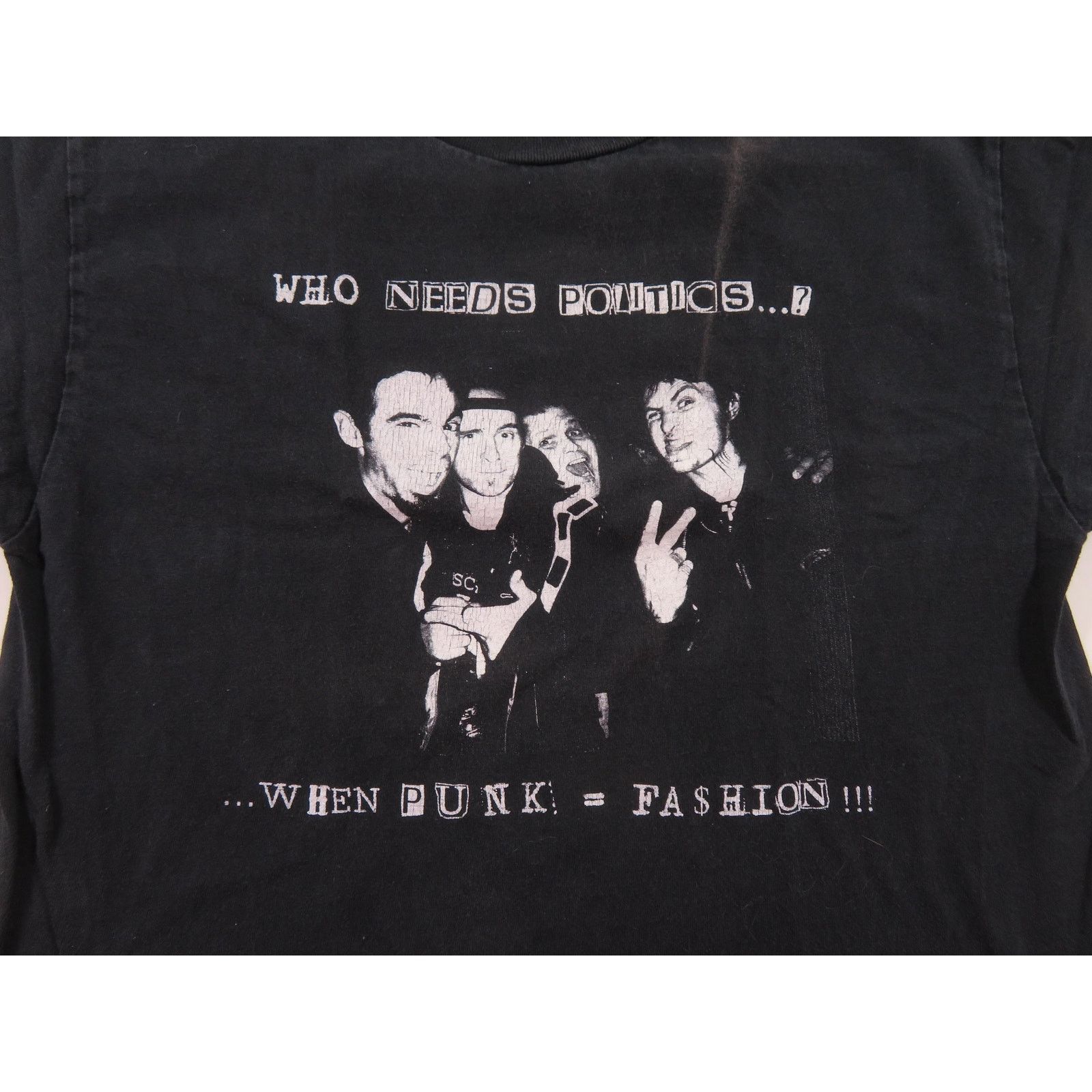 Other Leftover Crack Who Needs Politics Punk = Fashion Shirt M 90s Size US M / EU 48-50 / 2 - 2 Thumbnail