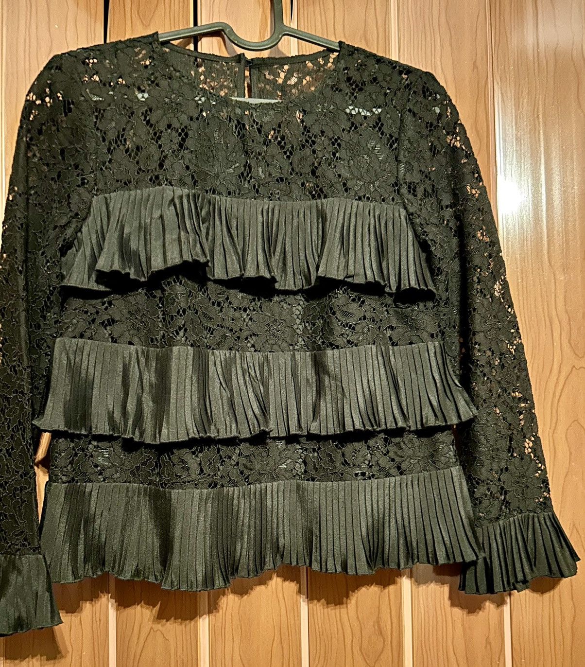 J.Crew J Crew black ruffle top Size XXS / US 00 / IT 34 - 7 Thumbnail
