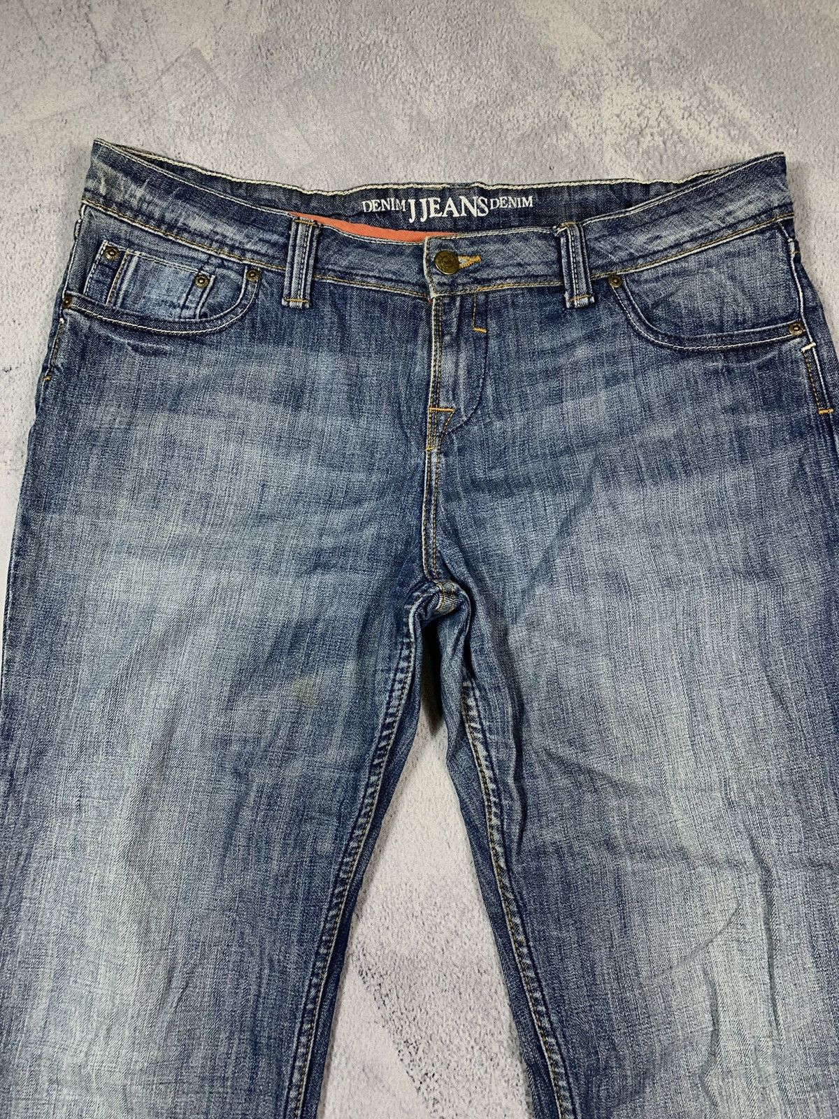 Japanese Brand × Vintage Vintage Y2K Japanese bootcut faded denim jeans Size 36" / US 14 / IT 50 - 2 Thumbnail