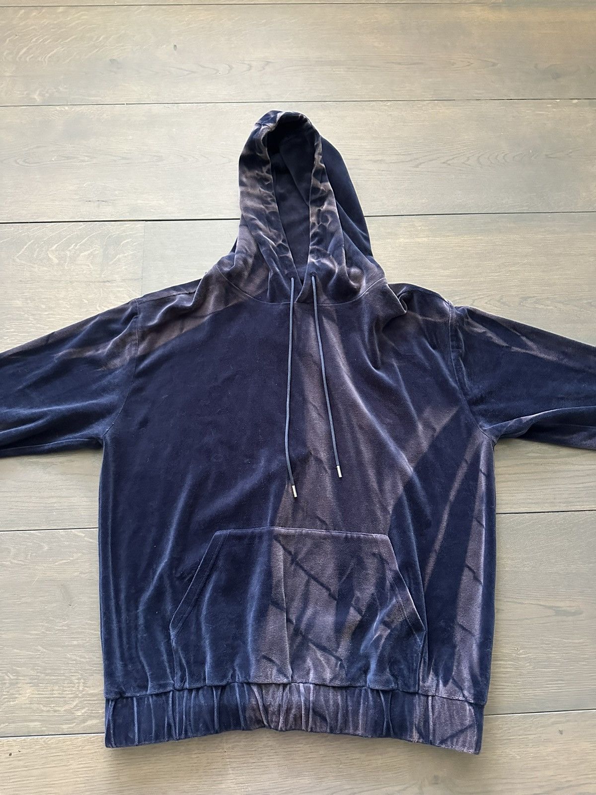 image of Jiyongkim Hoodie Ss22 Size Large in Blue, Men's
